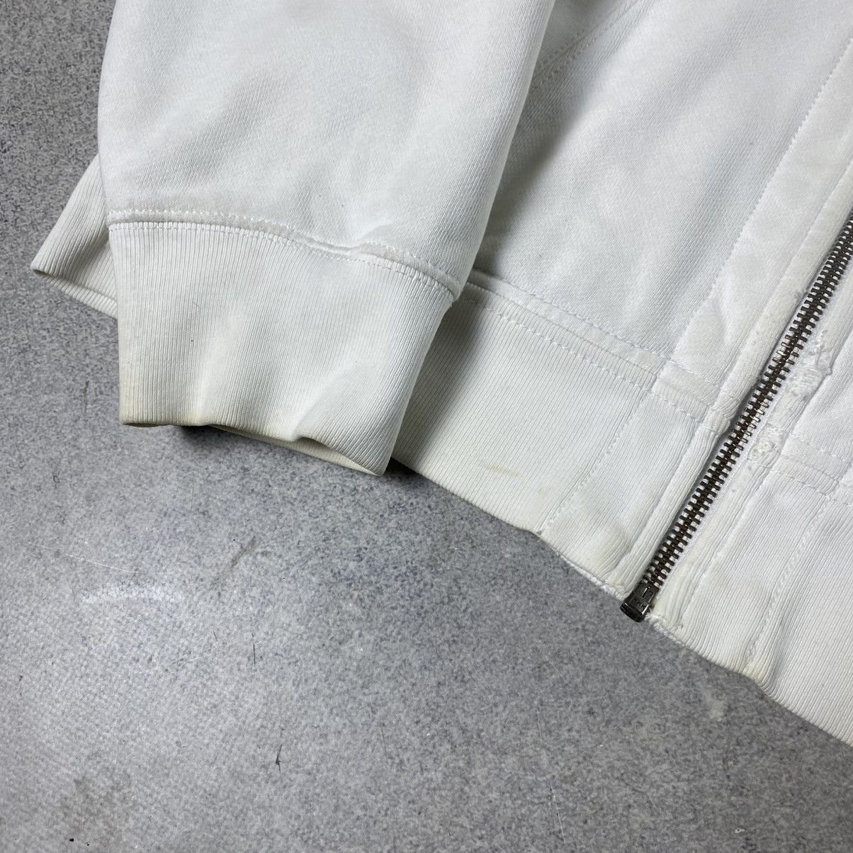 Polo Ralph Lauren Vintage Polo Ralph Lauren Zip Hoodie White Jumper Size US L / EU 52-54 / 3 - 9 Thumbnail