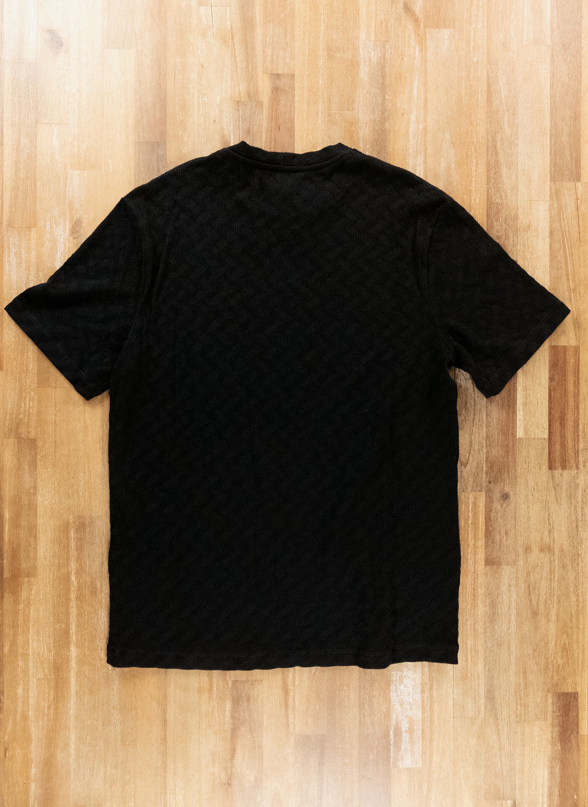 Giorgio Armani GIORGIO ARMANI mainline black zigzag pattern t-shirt Size US M / EU 48-50 / 2 - 12 Thumbnail