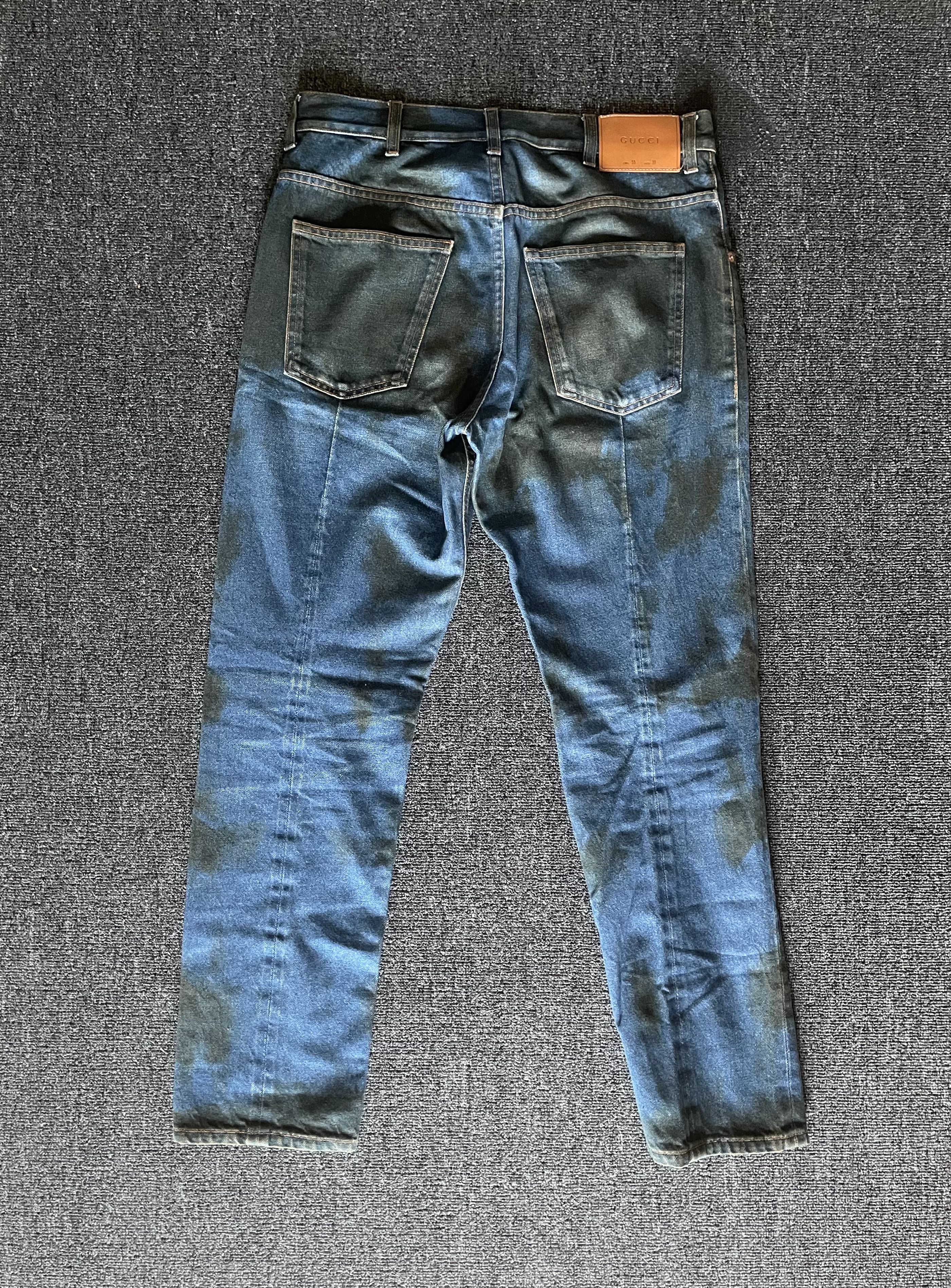Gucci Gucci Unisex Dirty Jeans Size 31 Size US 30 / EU 46 - 2 Thumbnail