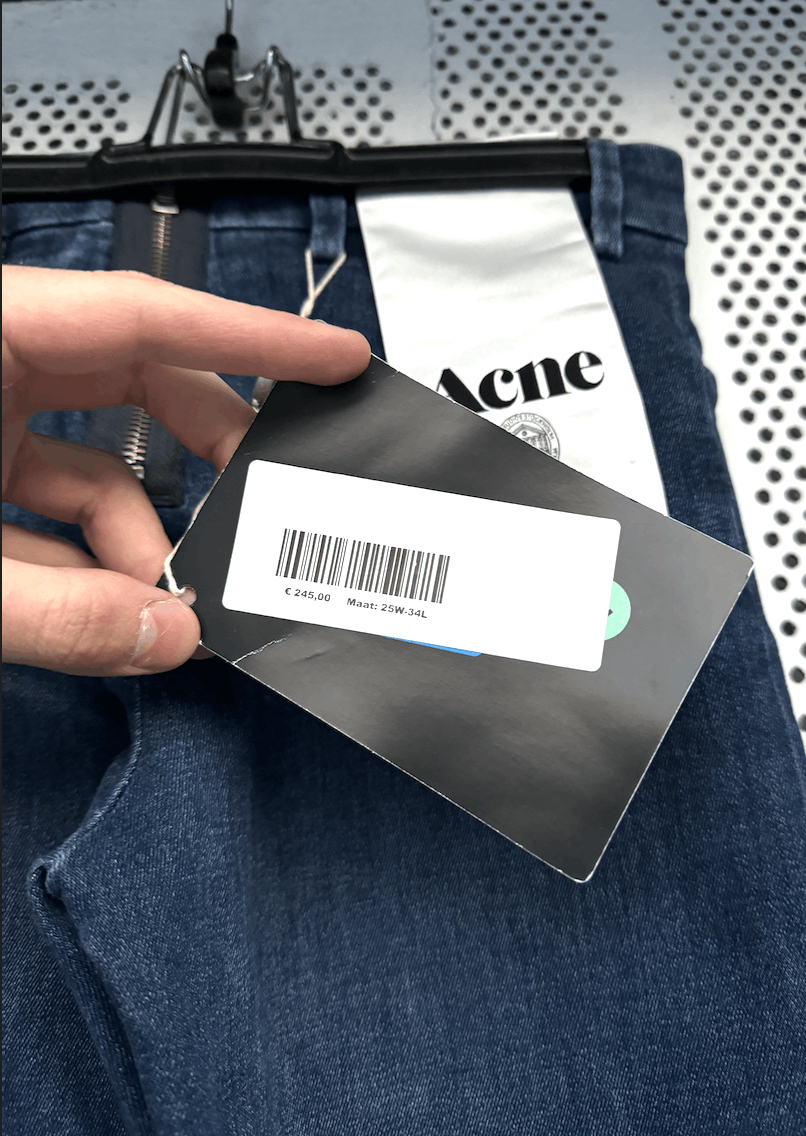 Acne Studios × Japanese Brand ACNE STUDIOS New Women Skin Used Blue Skinny Slim Fit Size 25" / US 0 / IT 36 - 5 Thumbnail