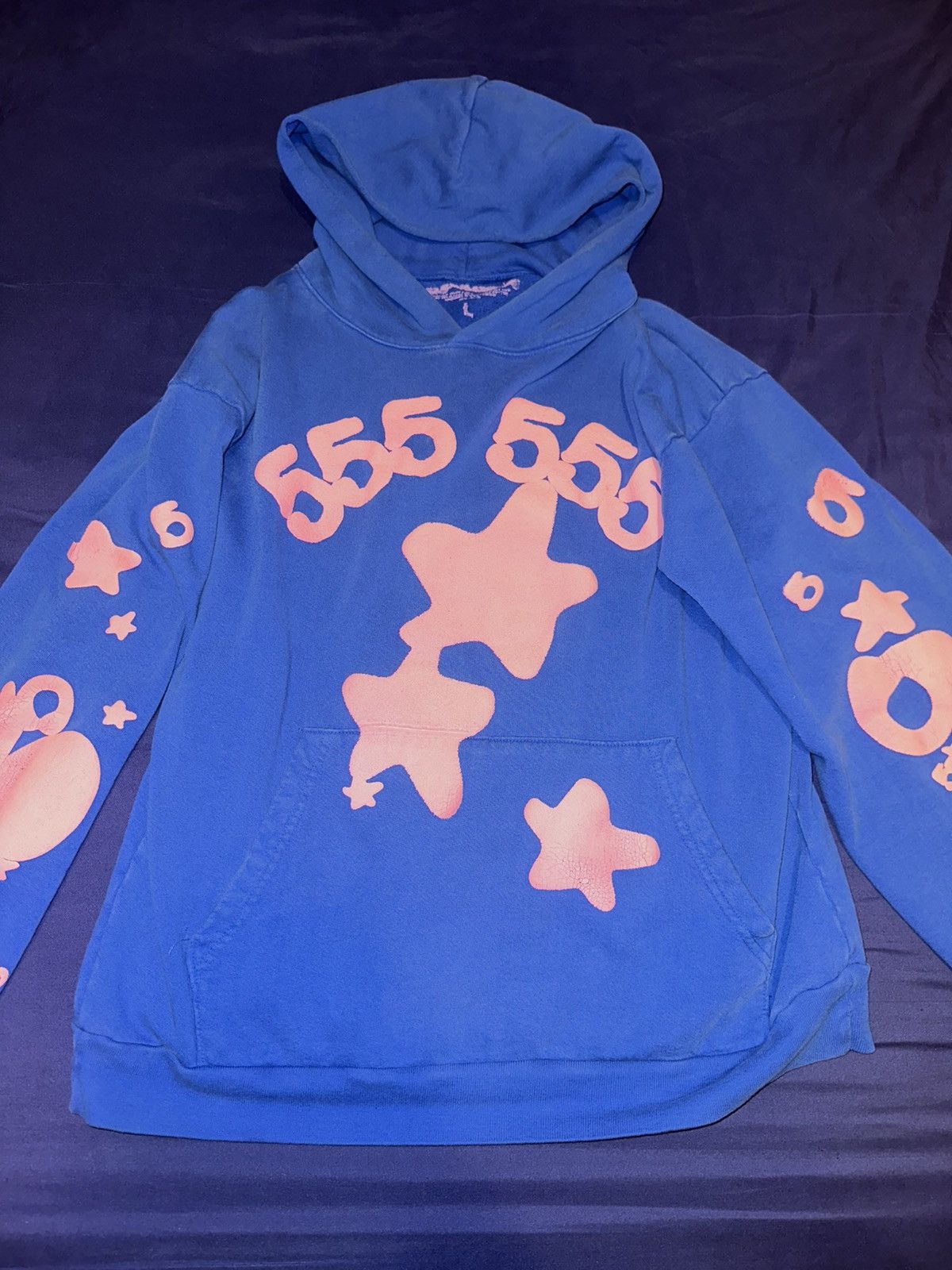 Sp5der Sp5der Beluga hoodie blue+pink Size US L / EU 52-54 / 3 - 1 Thumbnail