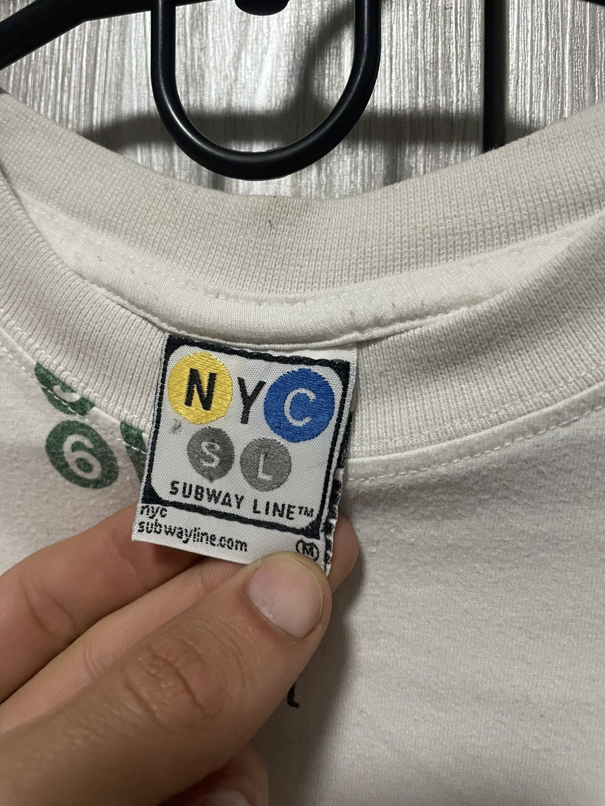 Vintage Vintage New York Subway Line Map Tee Big Print Art T Shirt Size US M / EU 48-50 / 2 - 9 Thumbnail