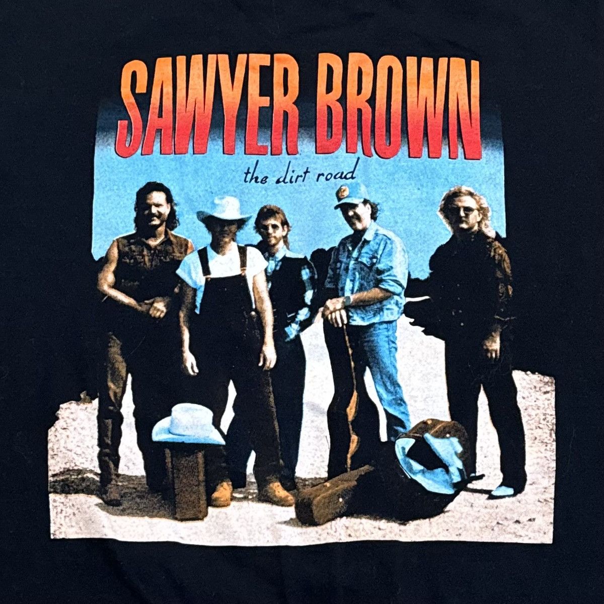 Band Tees × Vintage VINTAGE SAWYER BROWN TOUR TEE! Size US M / EU 48-50 / 2 - 1 Thumbnail