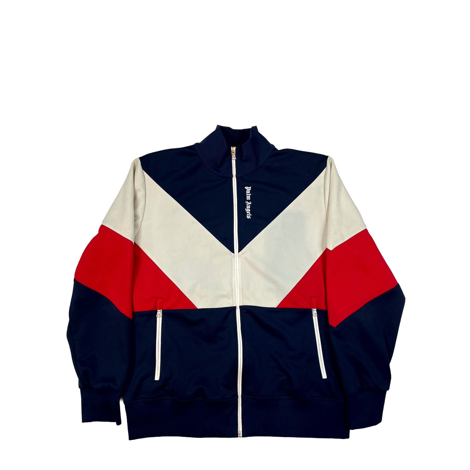 Palm Angels Palm Angels RWB Zip Up Sweater Size US XXL / EU 58 / 5 - 1 Thumbnail