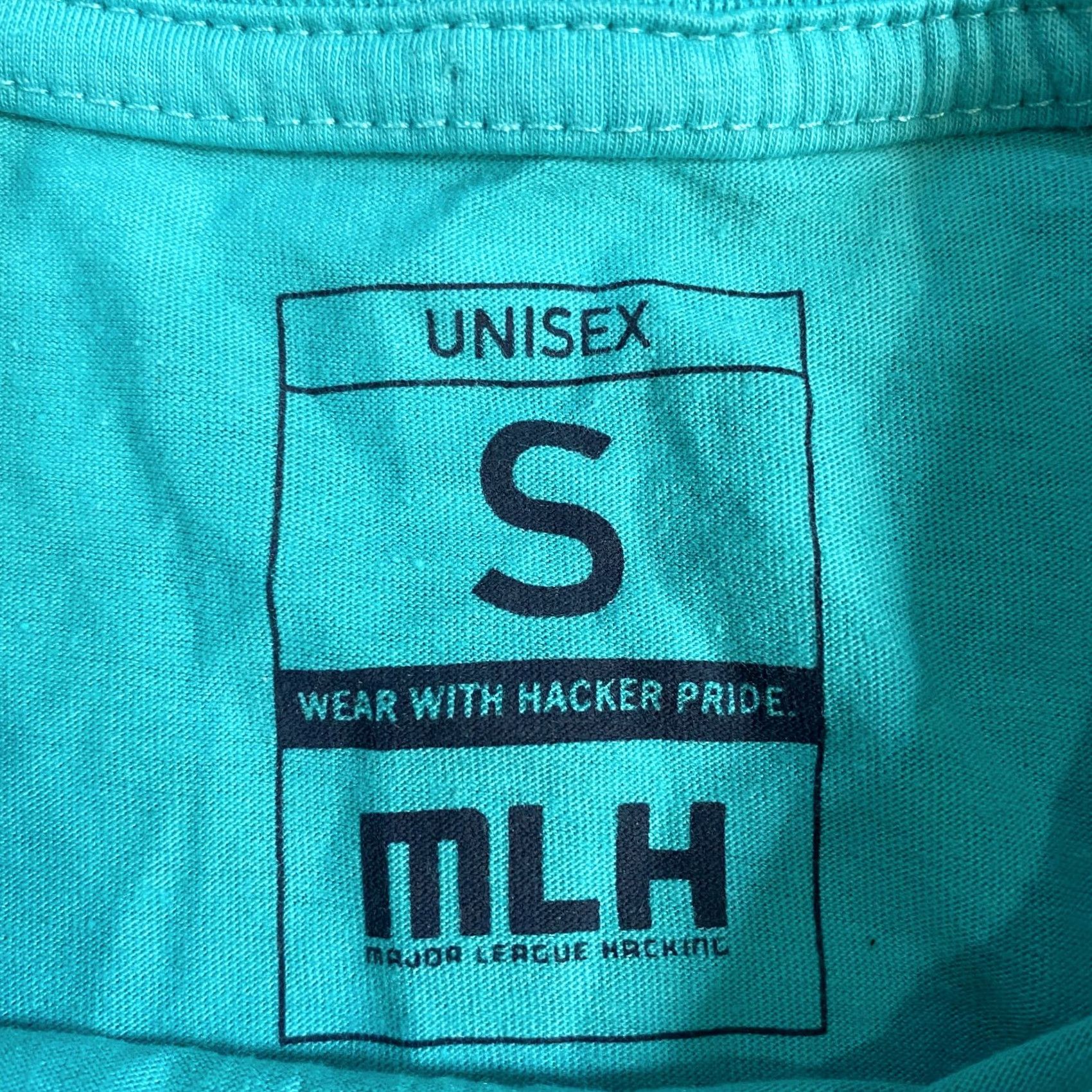 Vintage Rubber Duck MLH Major League Hackathon T-shirt S Blue Unisex Adults 2020 Official Teal Short Sleeve Mens Womens Girls Boys Size US S / EU 44-46 / 1 - 3 Thumbnail