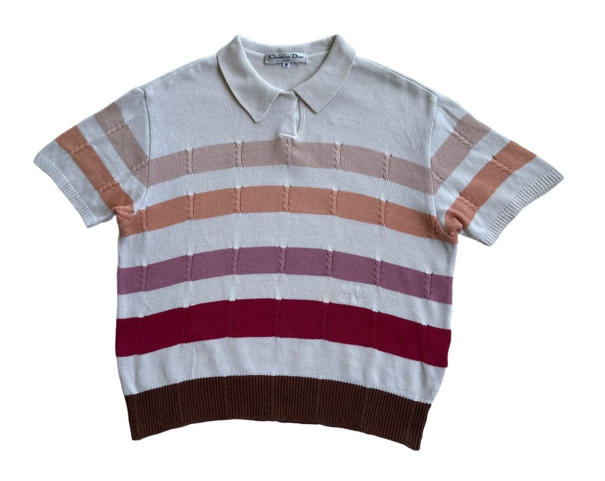 Christian Dior Monsieur C.Dior Cropped Top Jumper Cable Knit Size M / US 6-8 / IT 42-44 - 3 Thumbnail