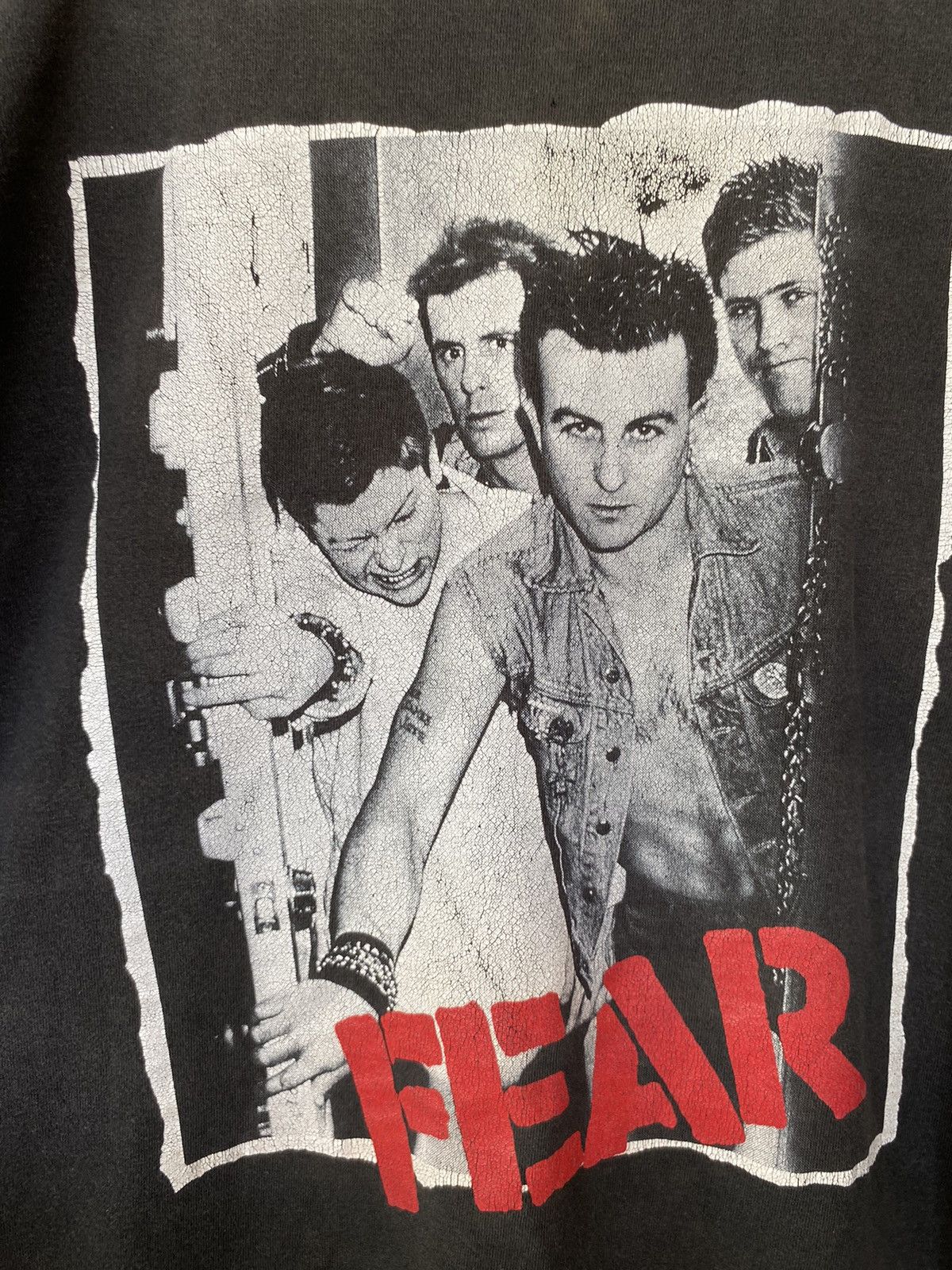 Vintage Rare Vintage Fear Hardcore Punk Rock Band Tees Distressed Size US M / EU 48-50 / 2 - 5 Thumbnail