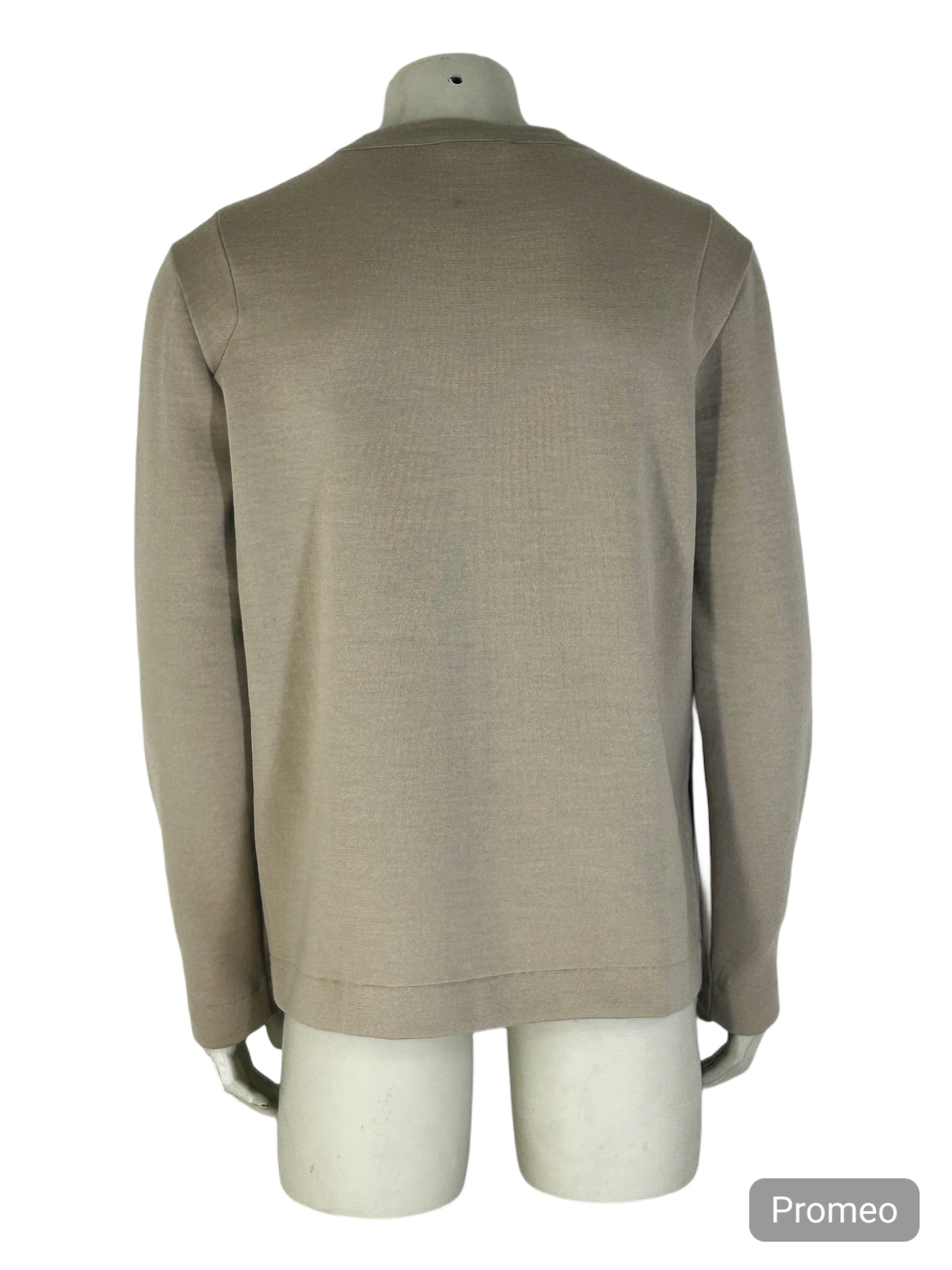 Prada Prada Crew Neck Heavy Tight Knit Beige Wool Jumper size 54 Size US XL / EU 56 / 4 - 3 Thumbnail