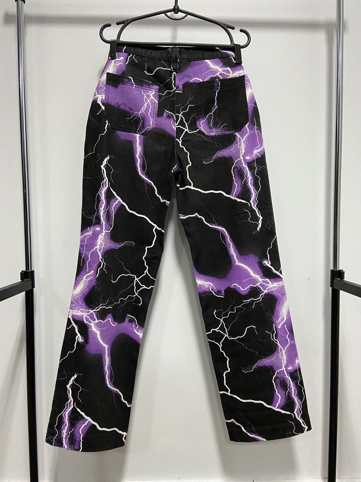 Jaded London × Vintage Jaded London Vintage jeans lightning overprint denim pants Size US 28 / EU 44 - 3 Thumbnail
