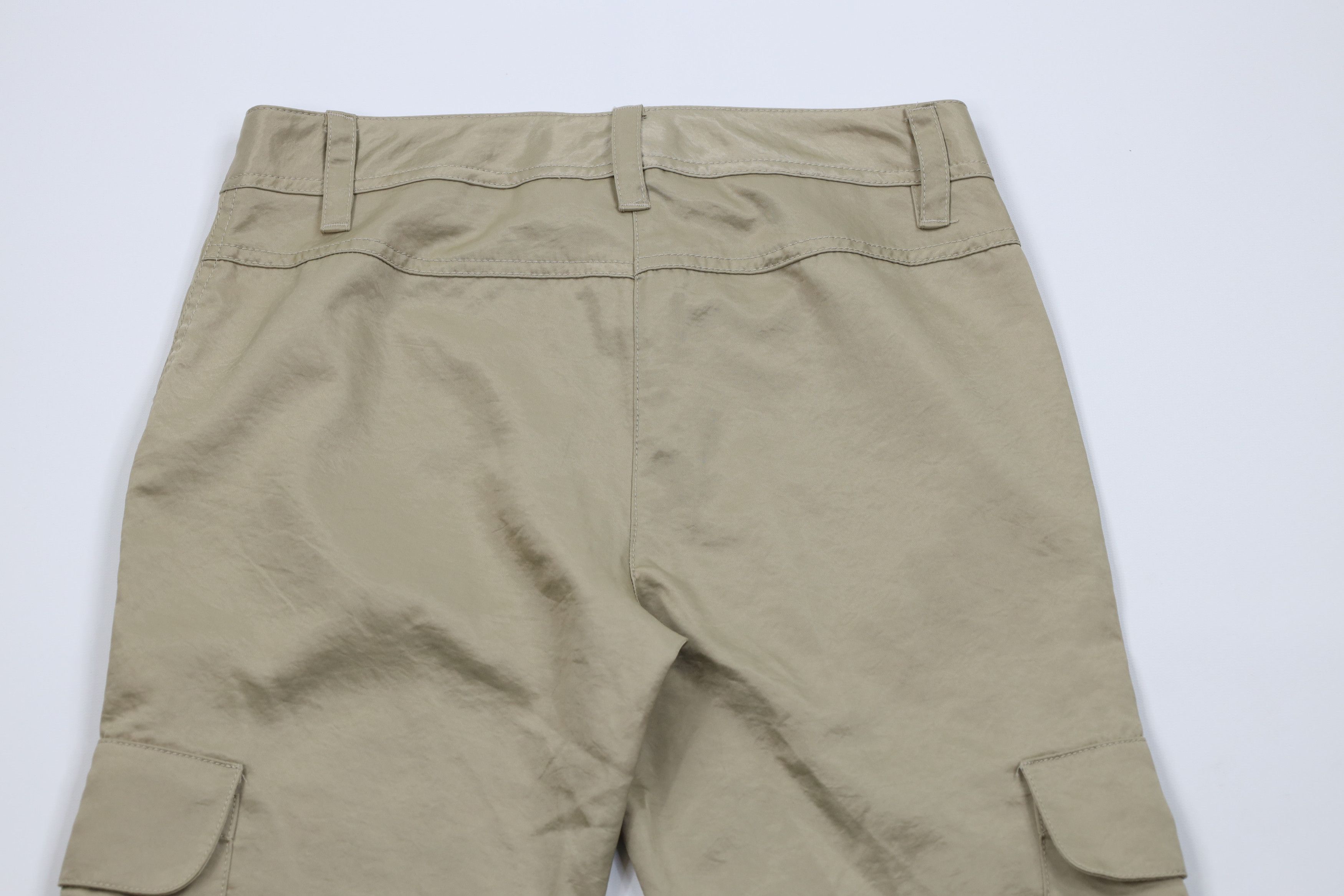 Express Vintage Y2K Express Babydoll Cargo Pants Gold Polyester Size 25" / US 0 / IT 36 - 10 Thumbnail