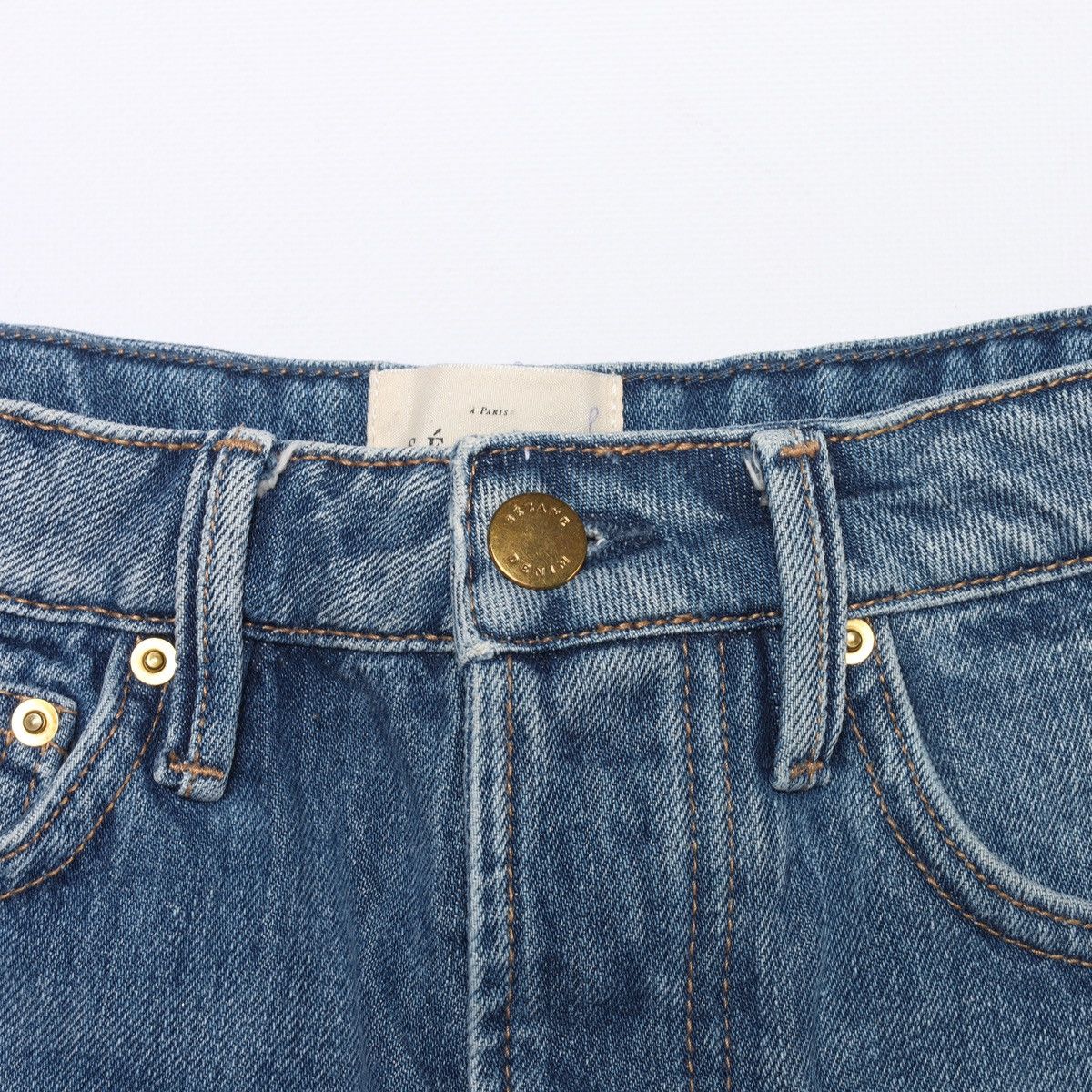 Sezane Sezane Paris Denim Shorts Jeans Blue Size 25" / US 0 / IT 36 - 9 Thumbnail