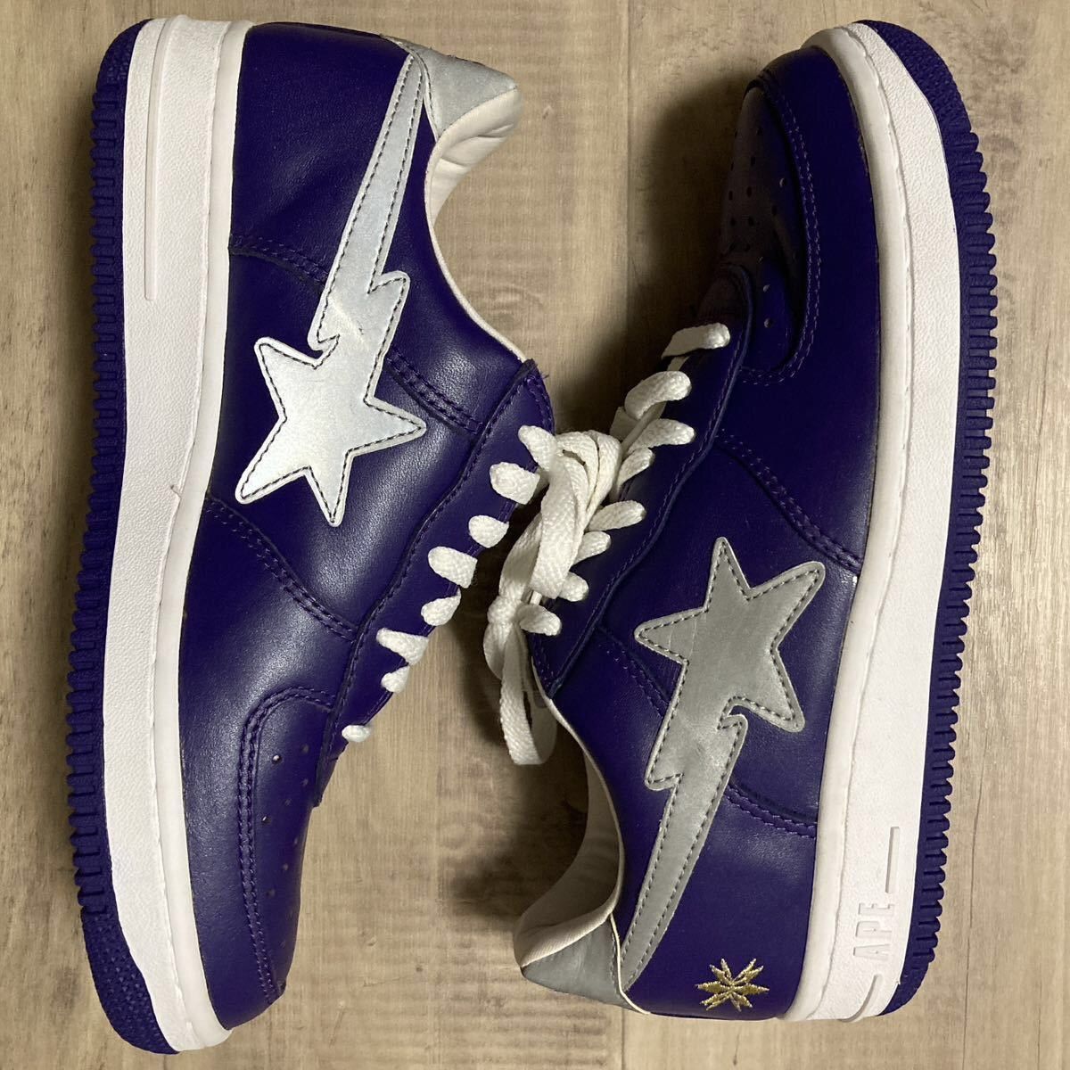 Bape × Devilock × Nigo BAPE × DEVILOCK leather reflector BAPESTA sneakers APE NIGO Size US 8.5 / EU 41-42 - 3 Thumbnail