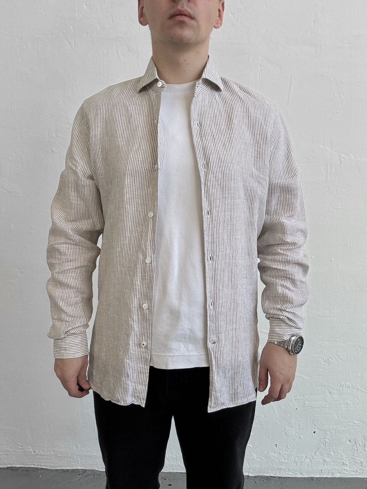 Loro Piana Loro Piana Linen Shirt Size US M / EU 48-50 / 2 - 3 Thumbnail