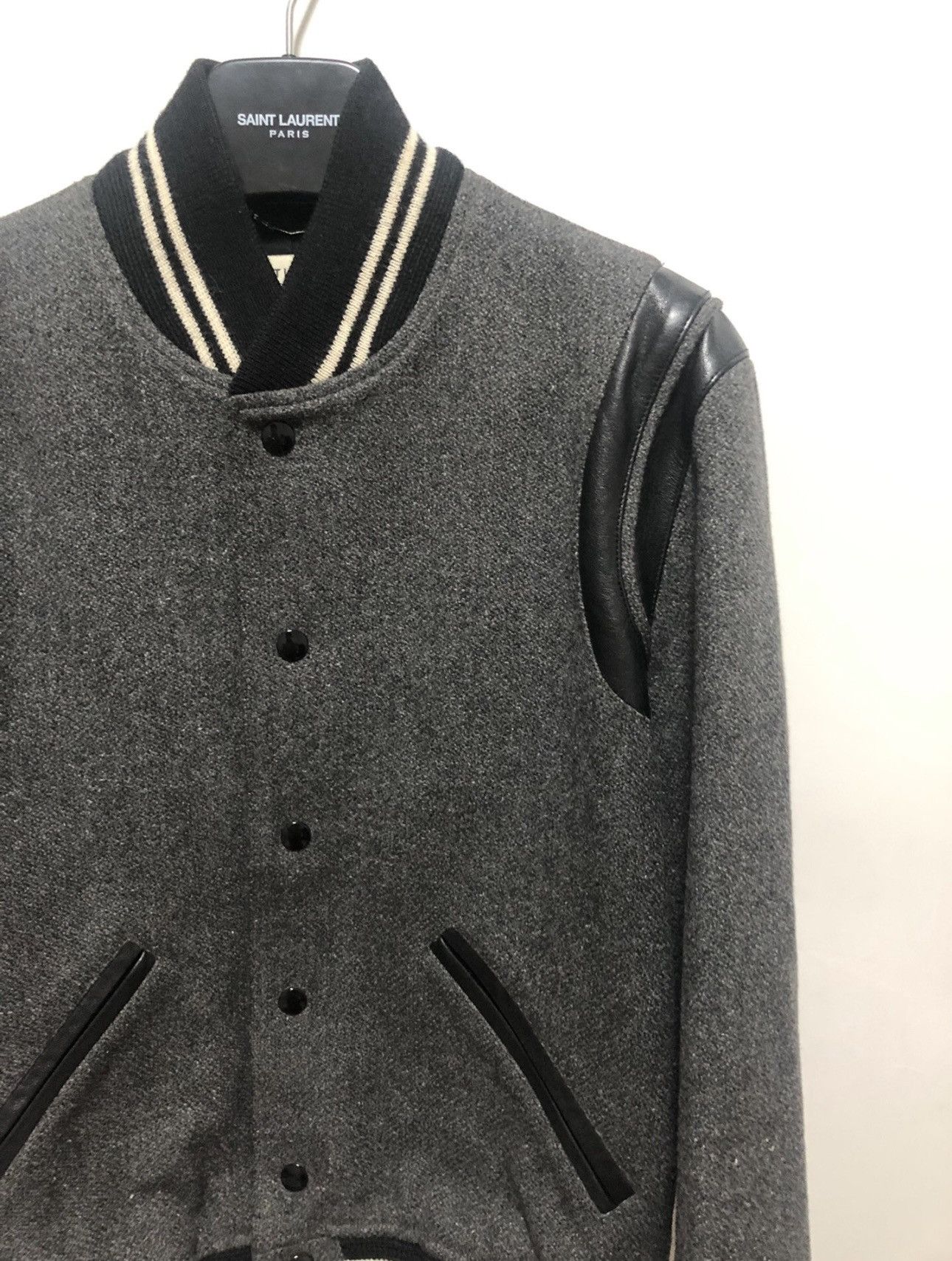 Saint Laurent Paris Saint Laurent 14FW baseball jacket Size US S / EU 44-46 / 1 - 4 Thumbnail