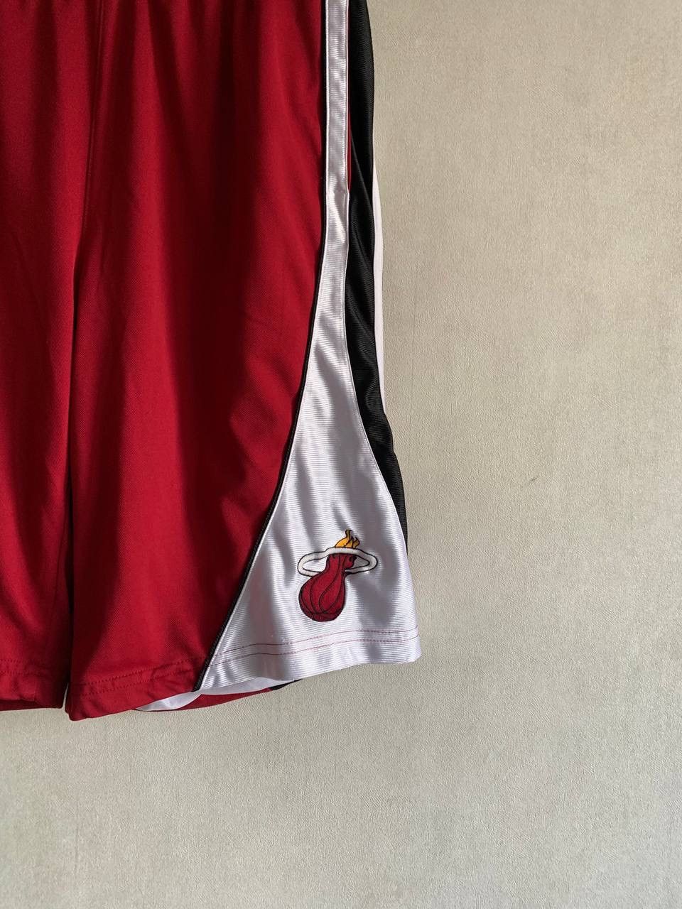 Adidas Miami Heat Adidas Men's Basketball Shorts L Size US 34 / EU 50 - 3 Thumbnail