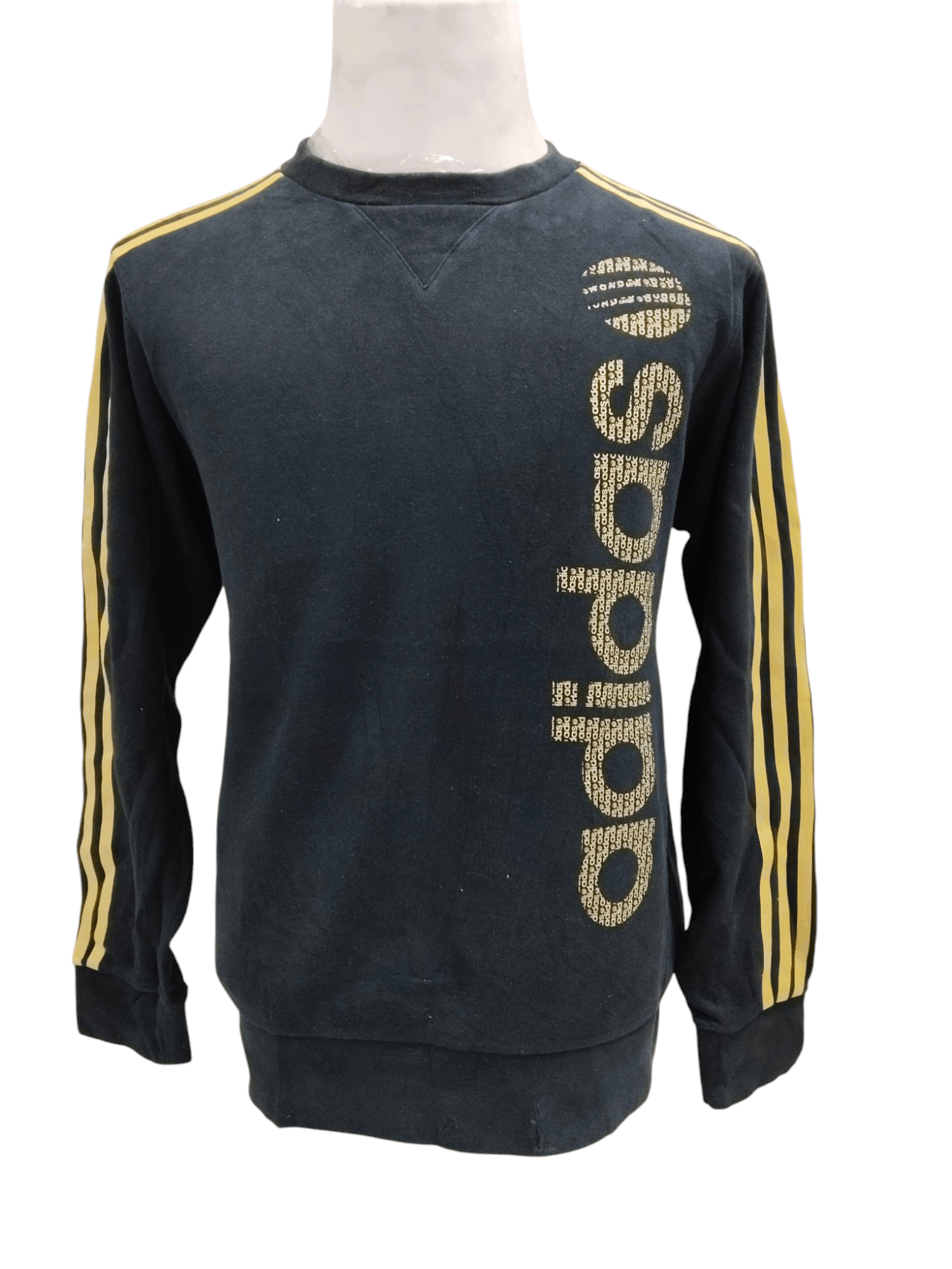 Adidas × Japanese Brand Vintage Adidas Side Stripe Big Logo Sweatshirt Size US L / EU 52-54 / 3 - 1 Thumbnail