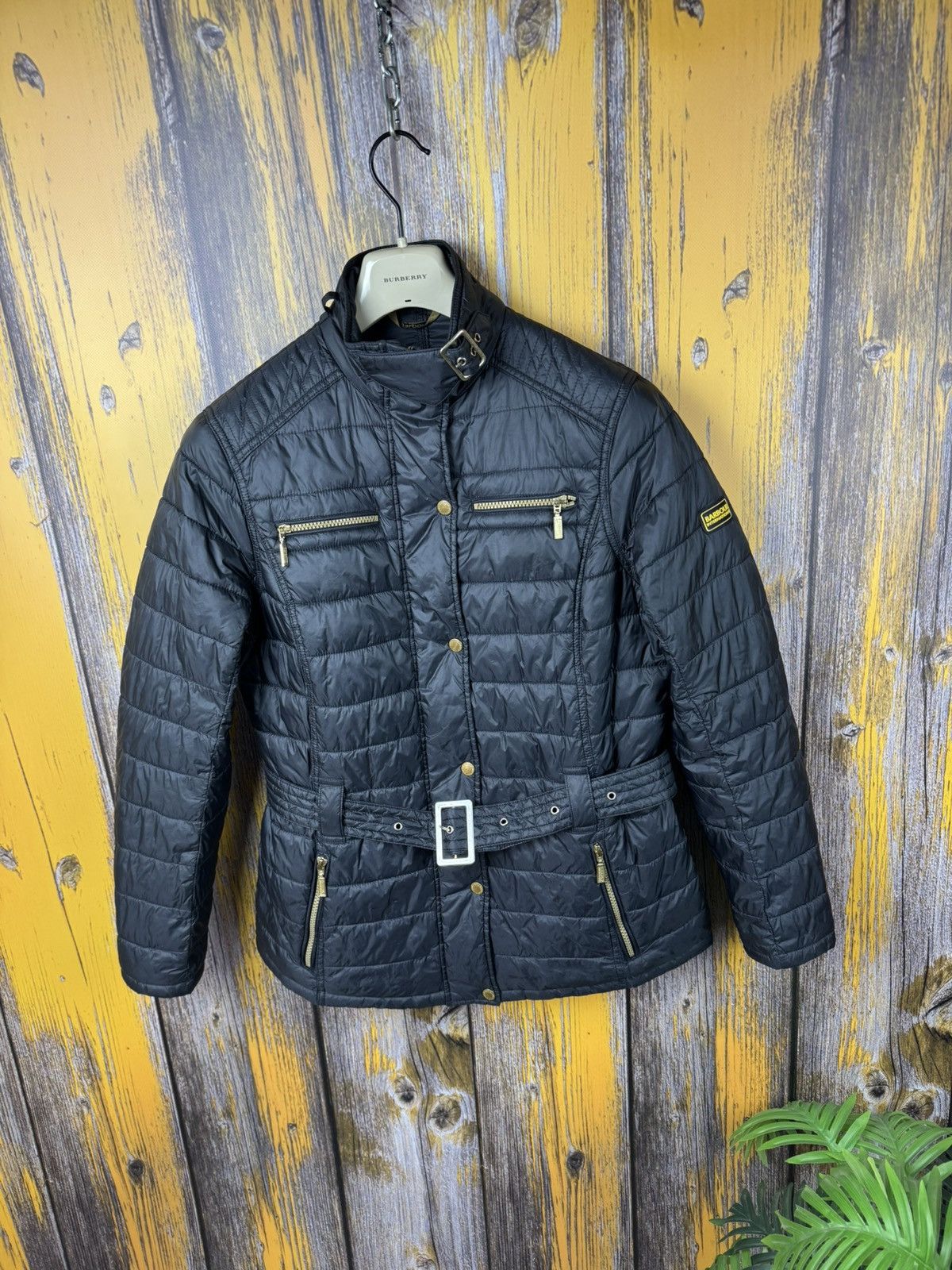 Barbour Barbour International Fibre Down Jacket Bomber England 🏴󠁧󠁢󠁥󠁮󠁧󠁿 Size L / US 10 / IT 46 - 10 Thumbnail