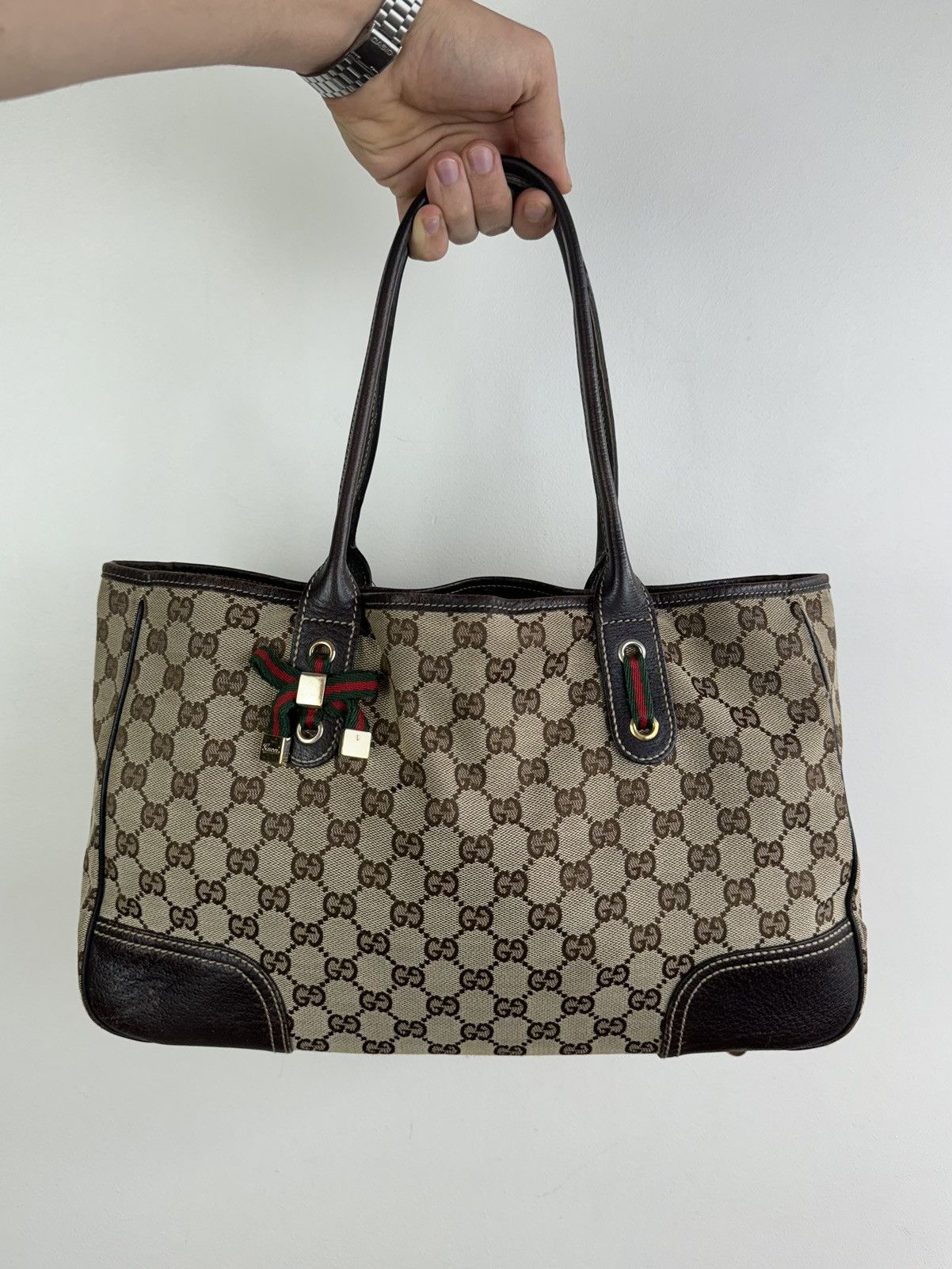 Gucci Handle bag Gucci GG monogram original casual luxury item Size ONE SIZE - 1 Thumbnail