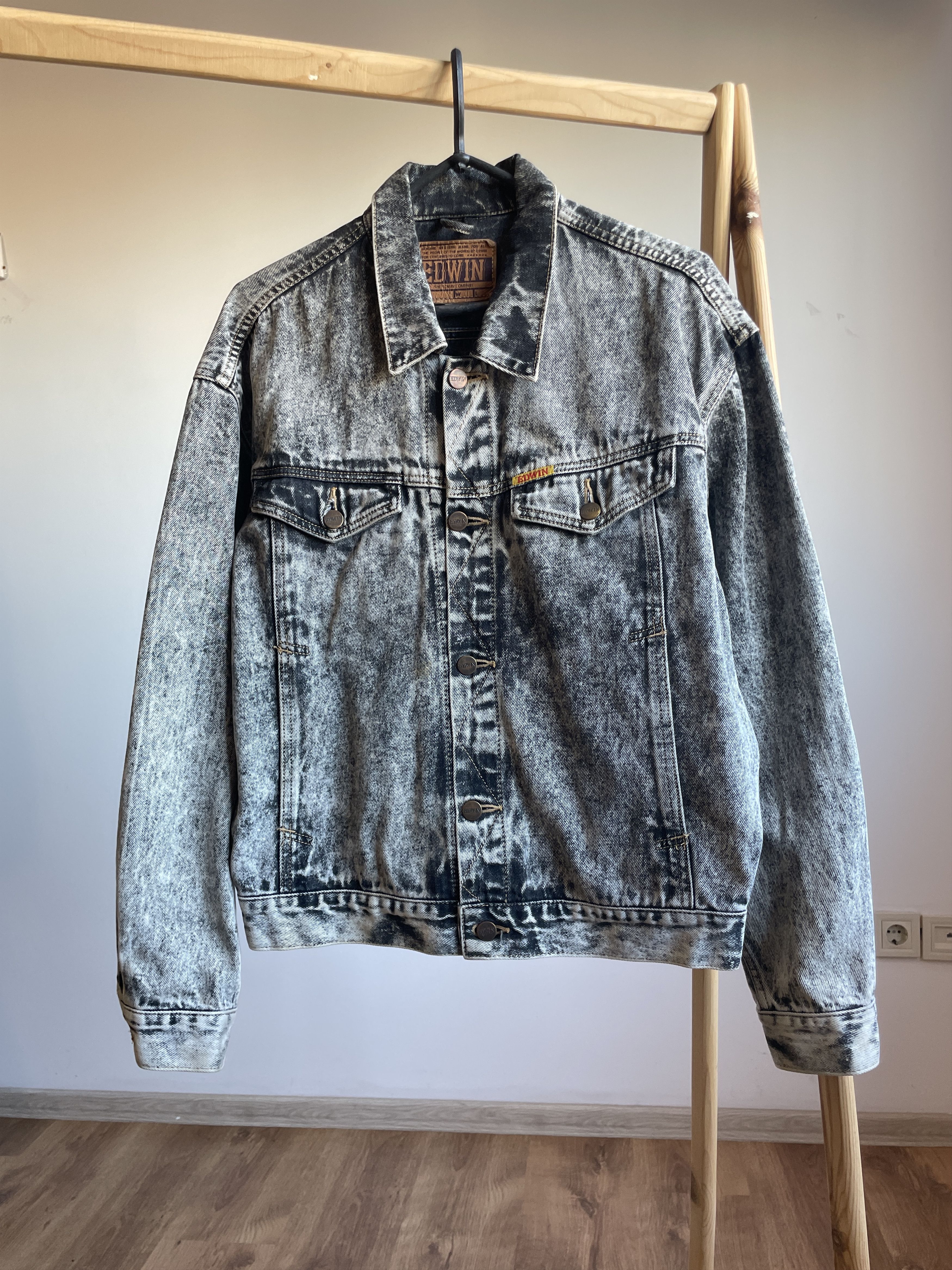 Edwin Edwin Bowie Rebel Rebel Made in Japan Vintage Denim Jacket Size US S / EU 44-46 / 1 - 1 Thumbnail