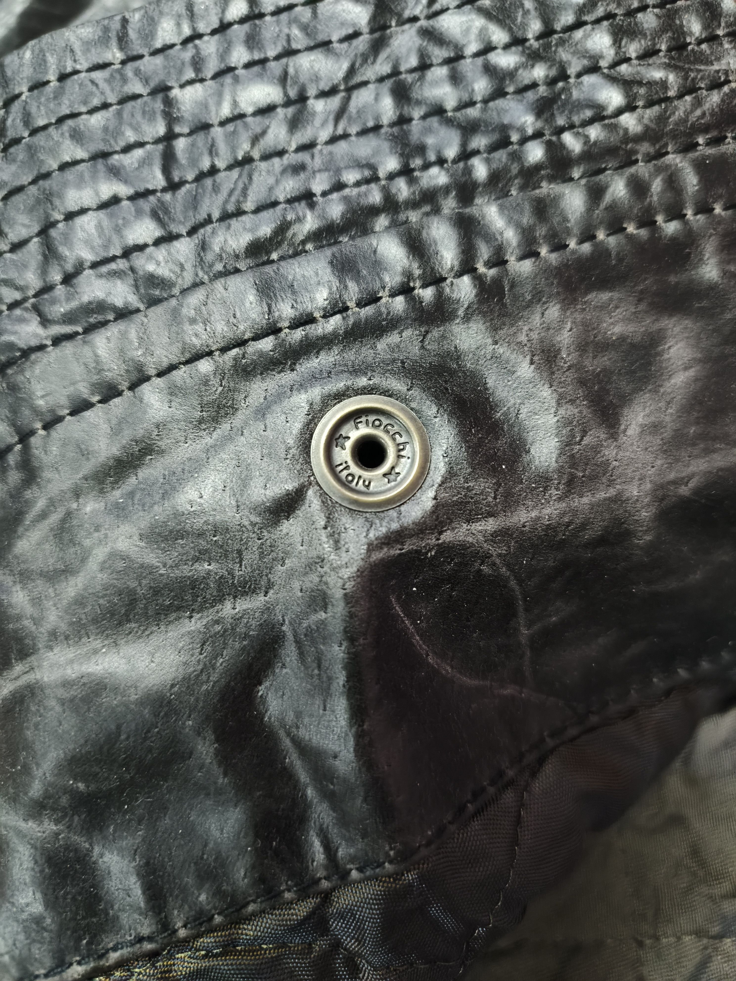 Vera Pelle herman & sons vera pelle leather parka jacket faux fur hood Size US XL / EU 56 / 4 - 8 Thumbnail