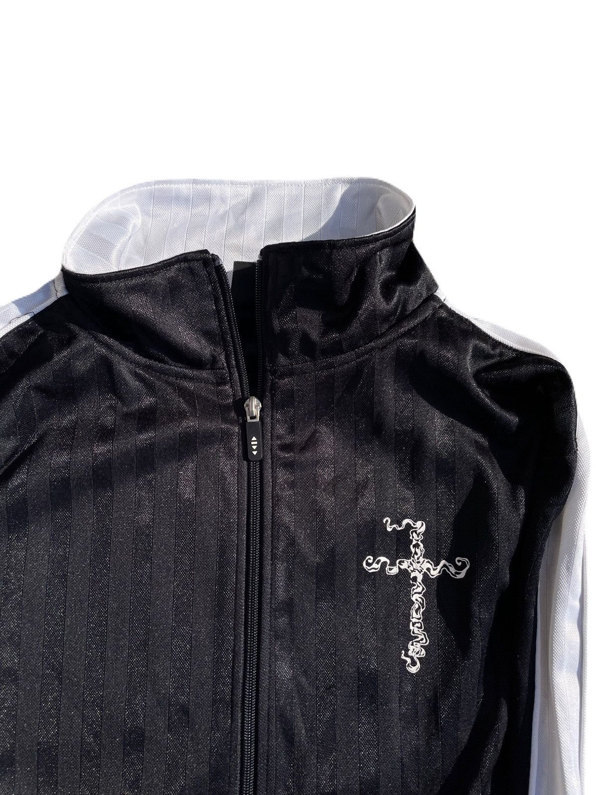2000s Japanese archive Skull Poem Track Jacket Y2K Vkei