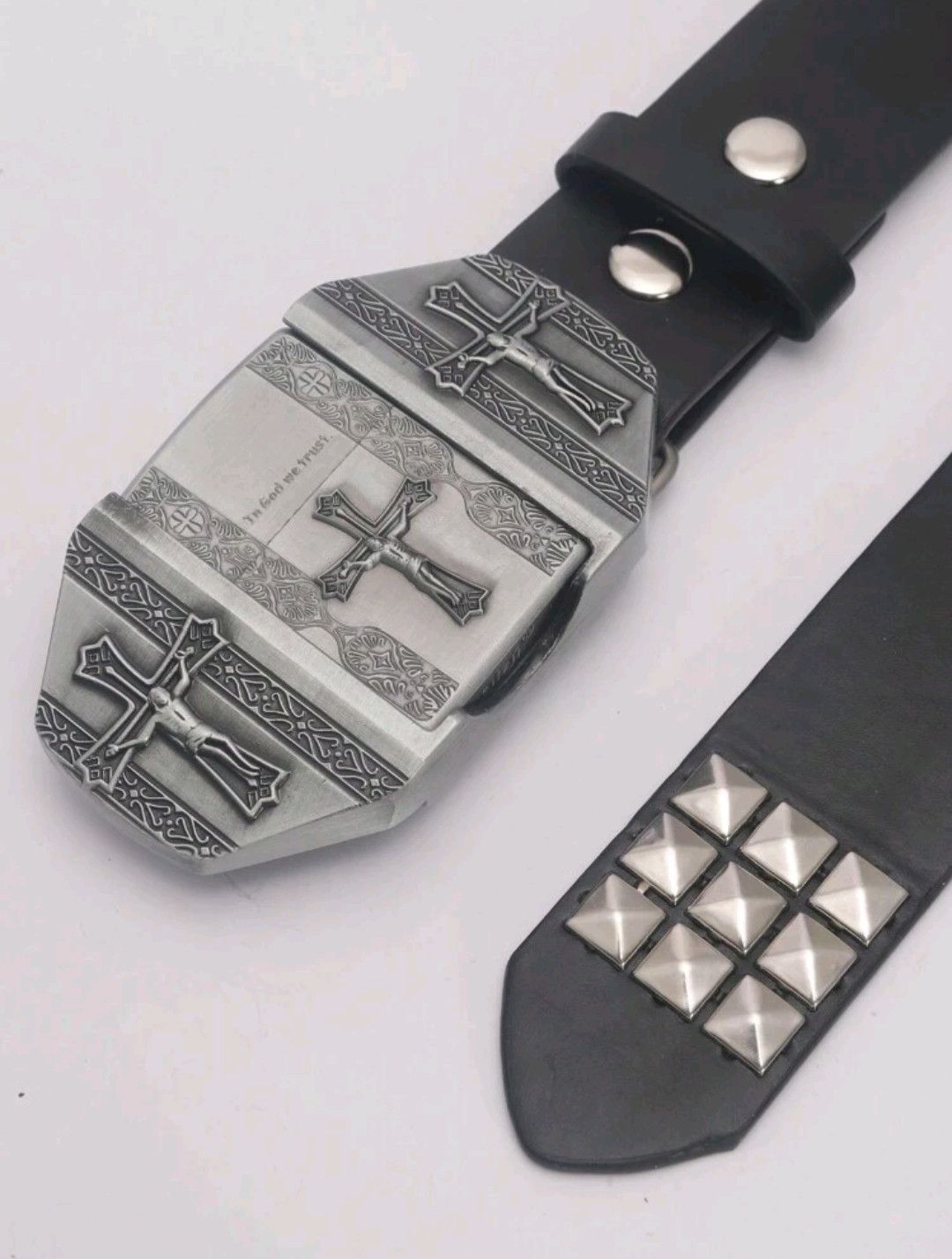 Cowboy Equipment × Vintage Vintage Western Cowboy Goth Style Belt Size ONE SIZE - 3 Thumbnail