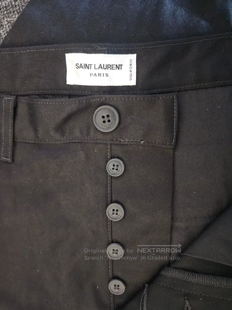 Saint Laurent Paris Saint Laurent Black Casual Pants. Size US 32 / EU 48 - 3 Thumbnail