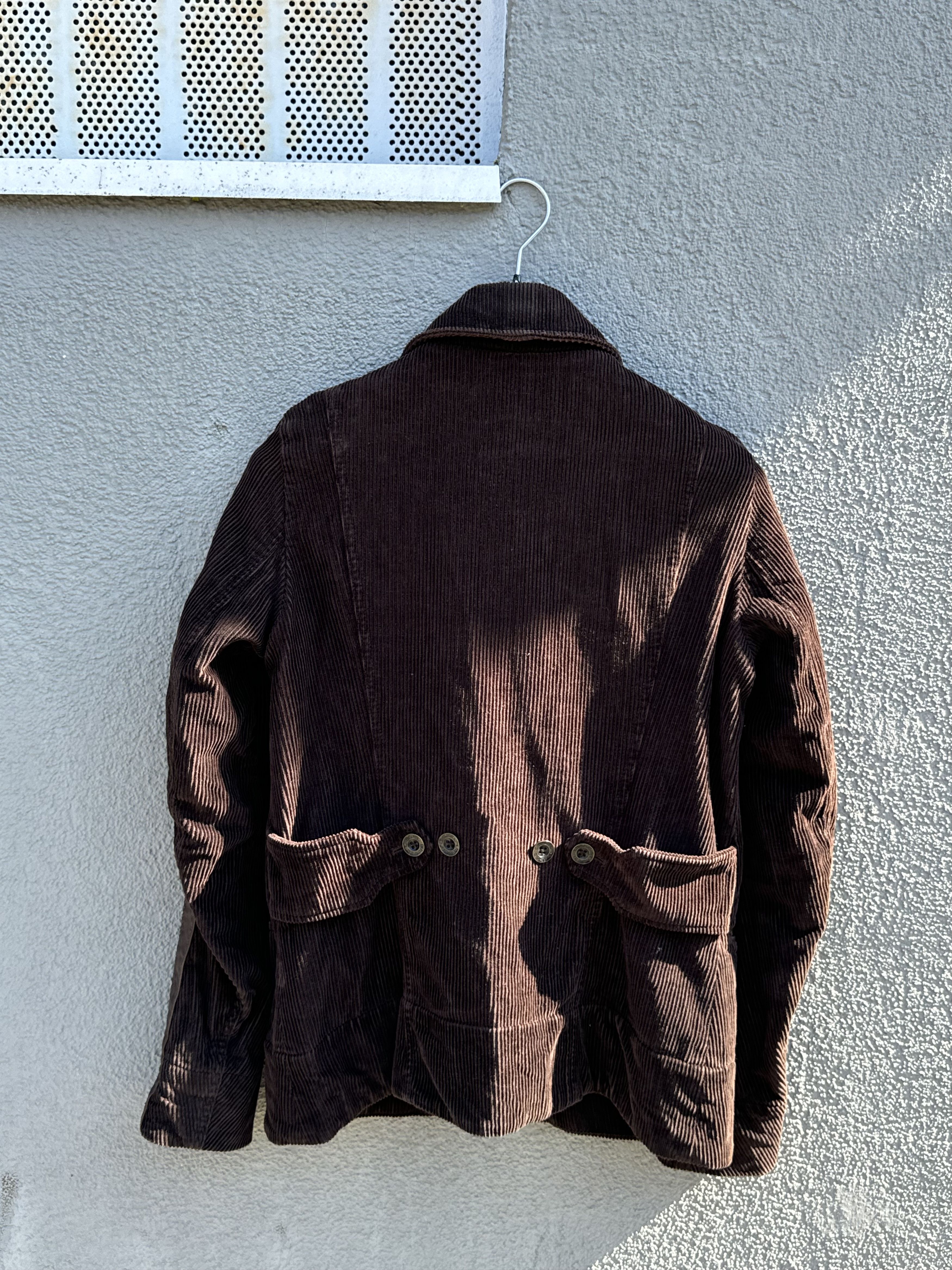 Diesel × Diesel Black Gold Vintage Diesel Industry Women's Brown Corduroy Blazer Size M / US 6-8 / IT 42-44 - 10 Thumbnail