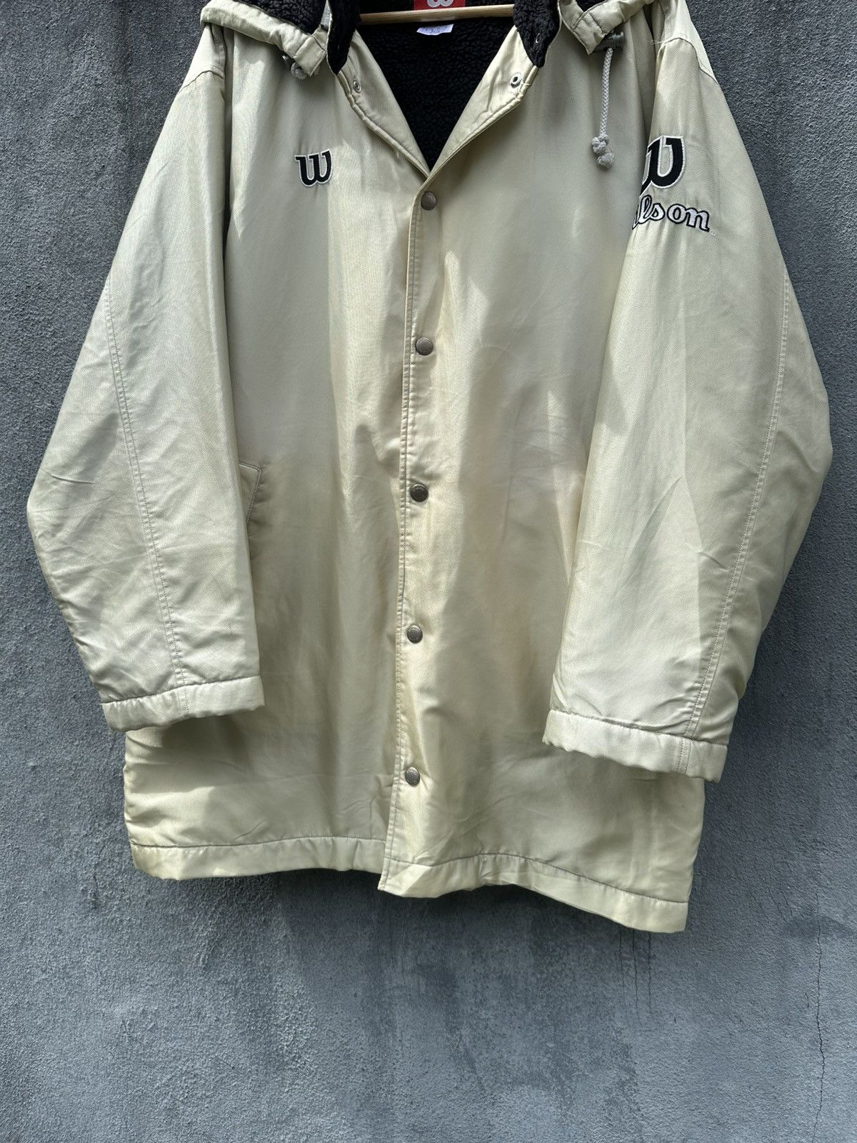 Wilson 👹Vintage Wilson Fleece Lined Long Jacket Size US XL / EU 56 / 4 - 7 Thumbnail
