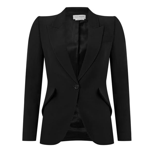 o1g2r1mq0824 Peak Shoulder Jackets in Black