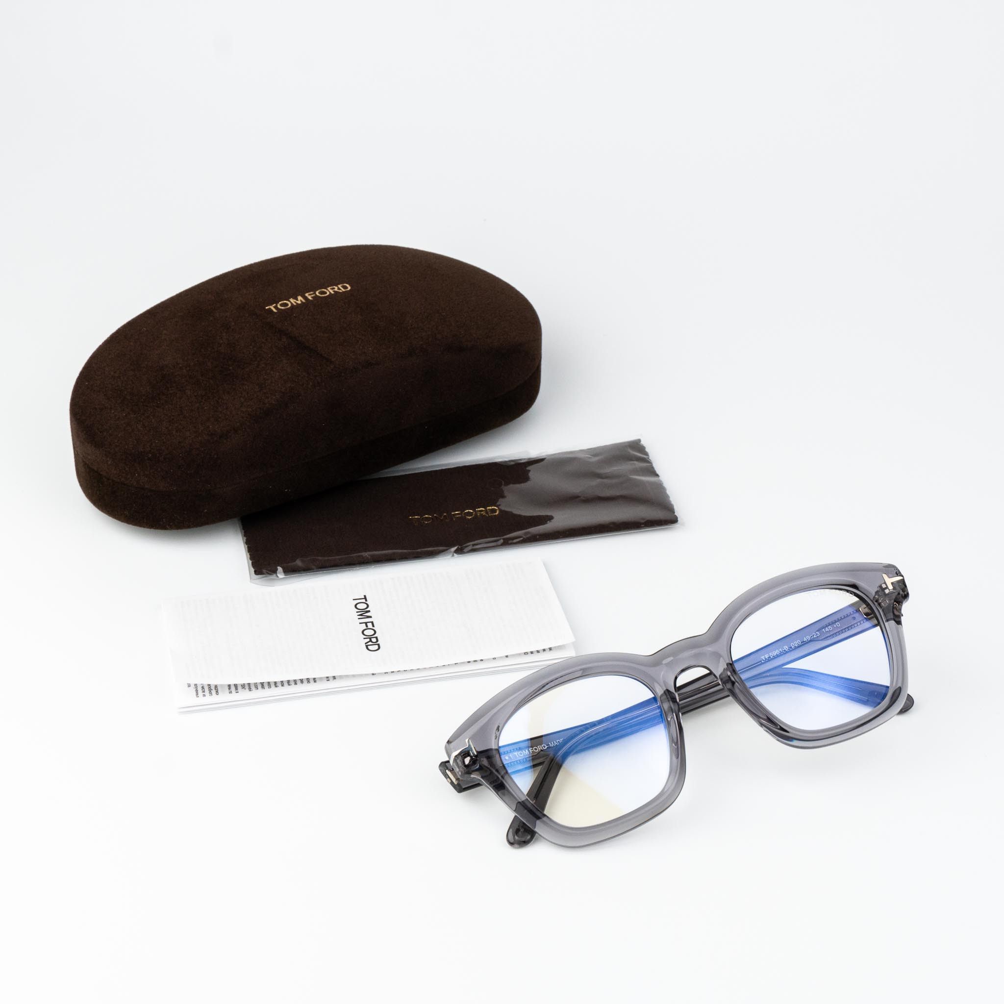 Tom Ford Tom Ford Men Eyeglasses FT5961-B 020 NEW AUTHENTIC Size ONE SIZE - 10 Thumbnail