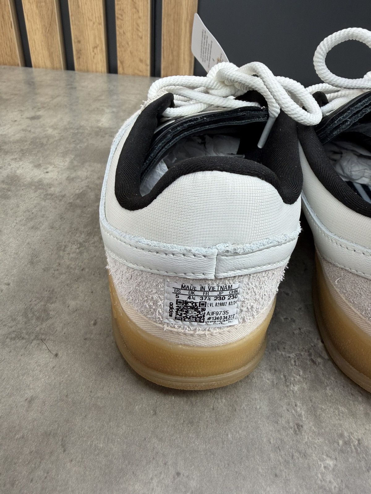 Adidas Bad Bunny x Adidas Gazelle Indoor Off White Sneakers 37 1/3 Size US 6.5 / IT 36.5 - 10 Thumbnail