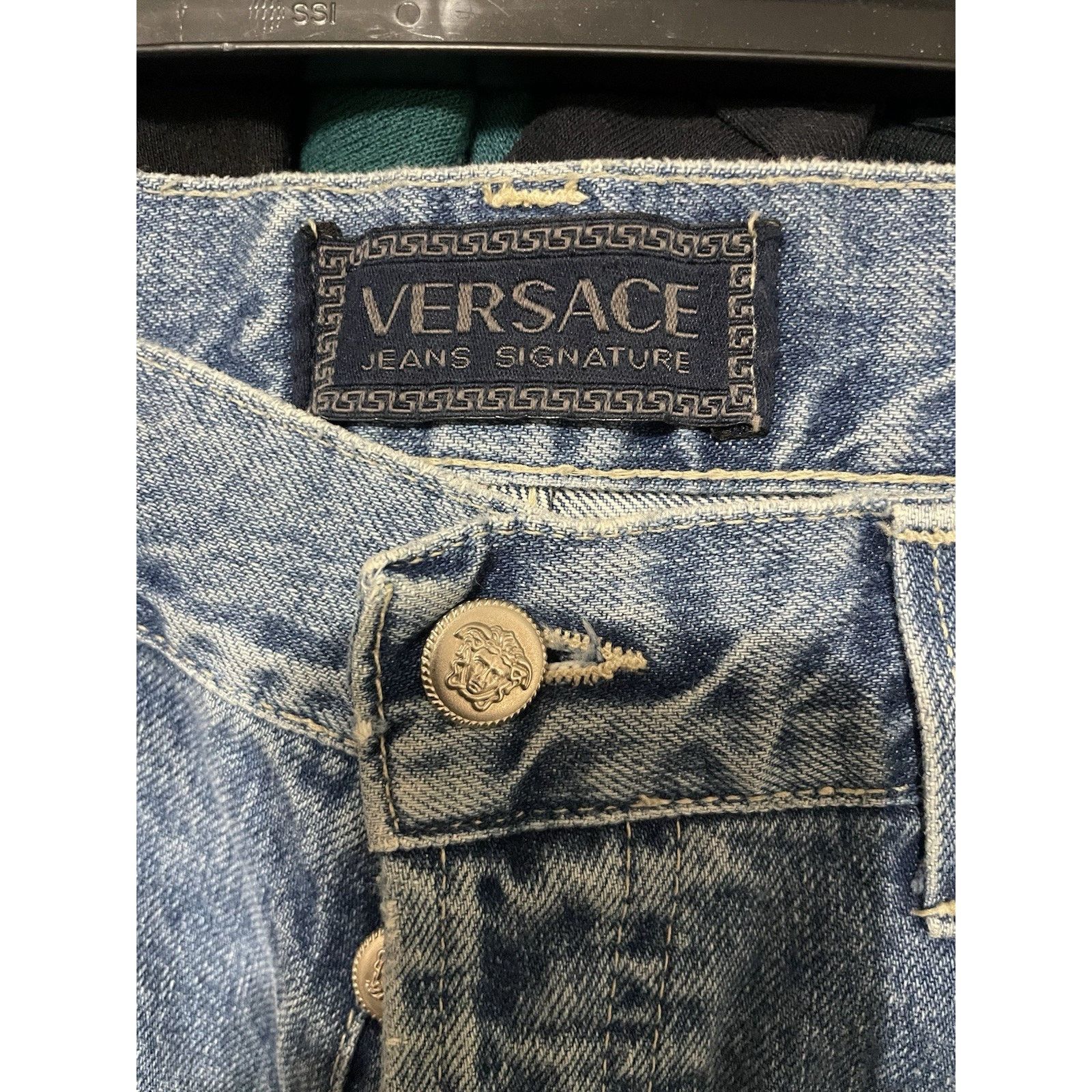 Versace Size 34- Mens Vintage 90’s Versace Jeans Blue Mint Condition Size US 34 / EU 50 - 4 Thumbnail