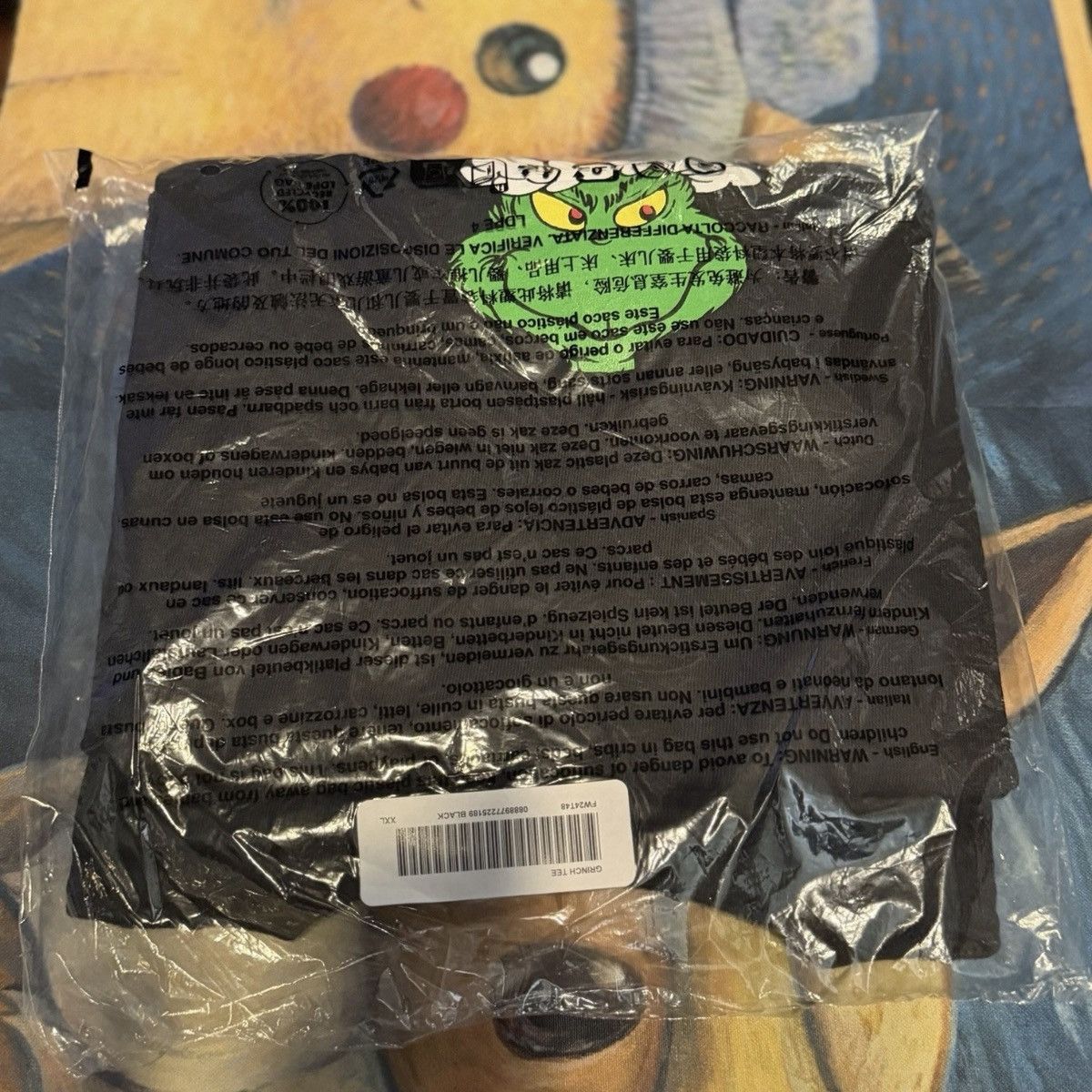 Supreme Grinch Supreme FW24 Tee Black XXL New Christmas T Shirt Size US XXL / EU 58 / 5 - 2 Thumbnail