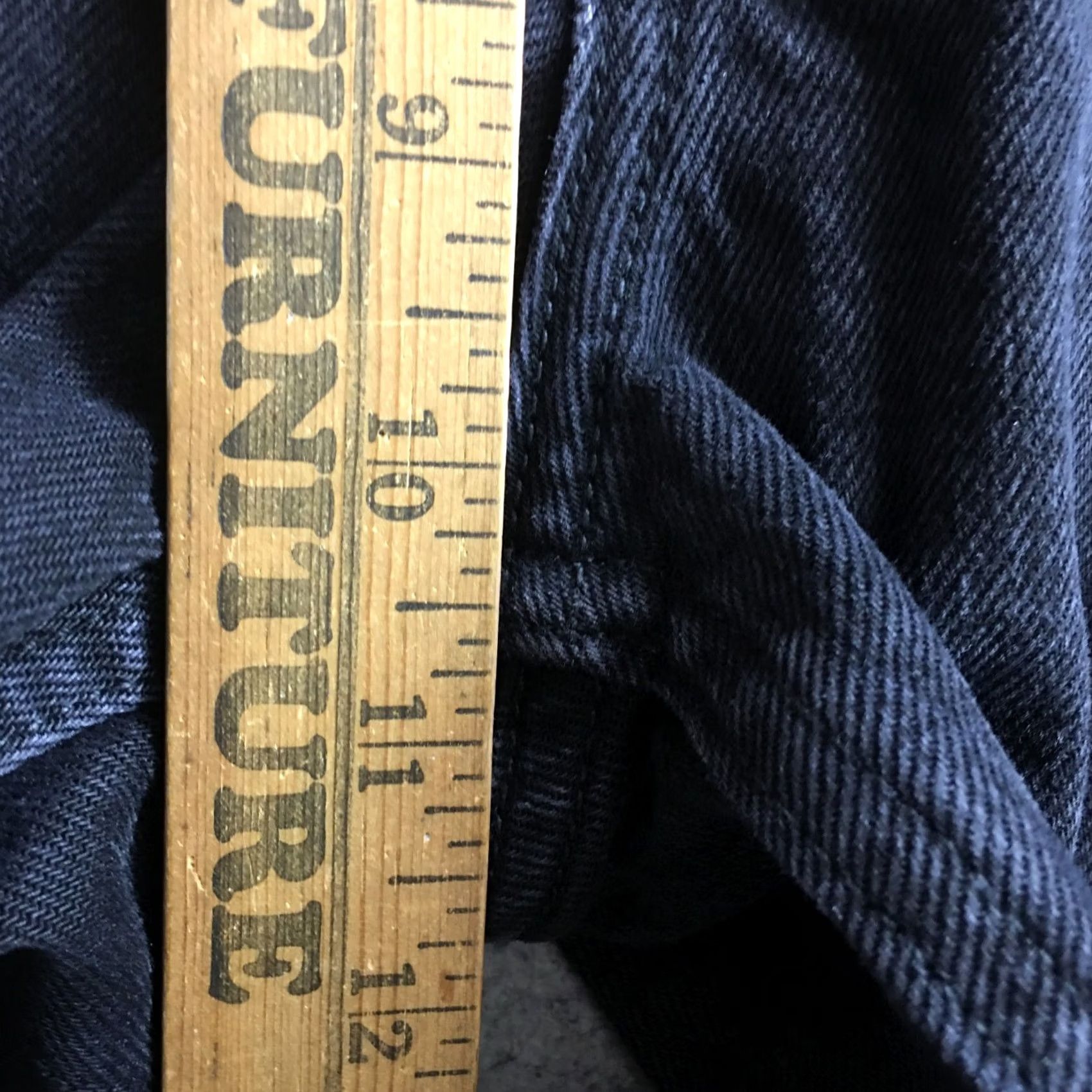 Abercrombie & Fitch Abercrombie & Fitch The Dad Jeans Womens Black Denim Zip 24/00s Size 42" / US 20 - 6 Thumbnail