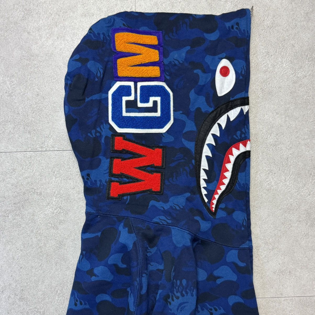 Bape Bape Fire Camo Full Zip Shark Hoodie Size US M / EU 48-50 / 2 - 5 Thumbnail