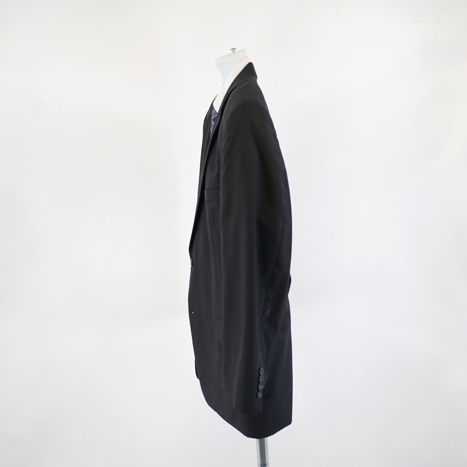 Joseph & Feiss Joseph & Feiss Charcoal Gray Wool Suit Jacket 46S 2 Button 1 Size 46S - 5 Thumbnail