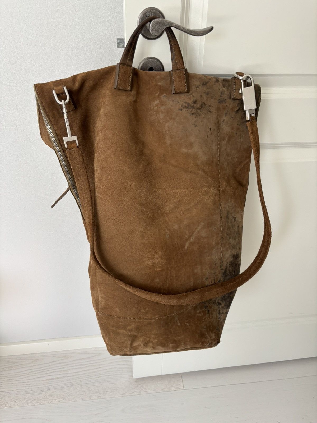 Rick Owens Rick Owens Oversized Babel Calfskin Duffel – Extremely Rare Size ONE SIZE - 3 Thumbnail
