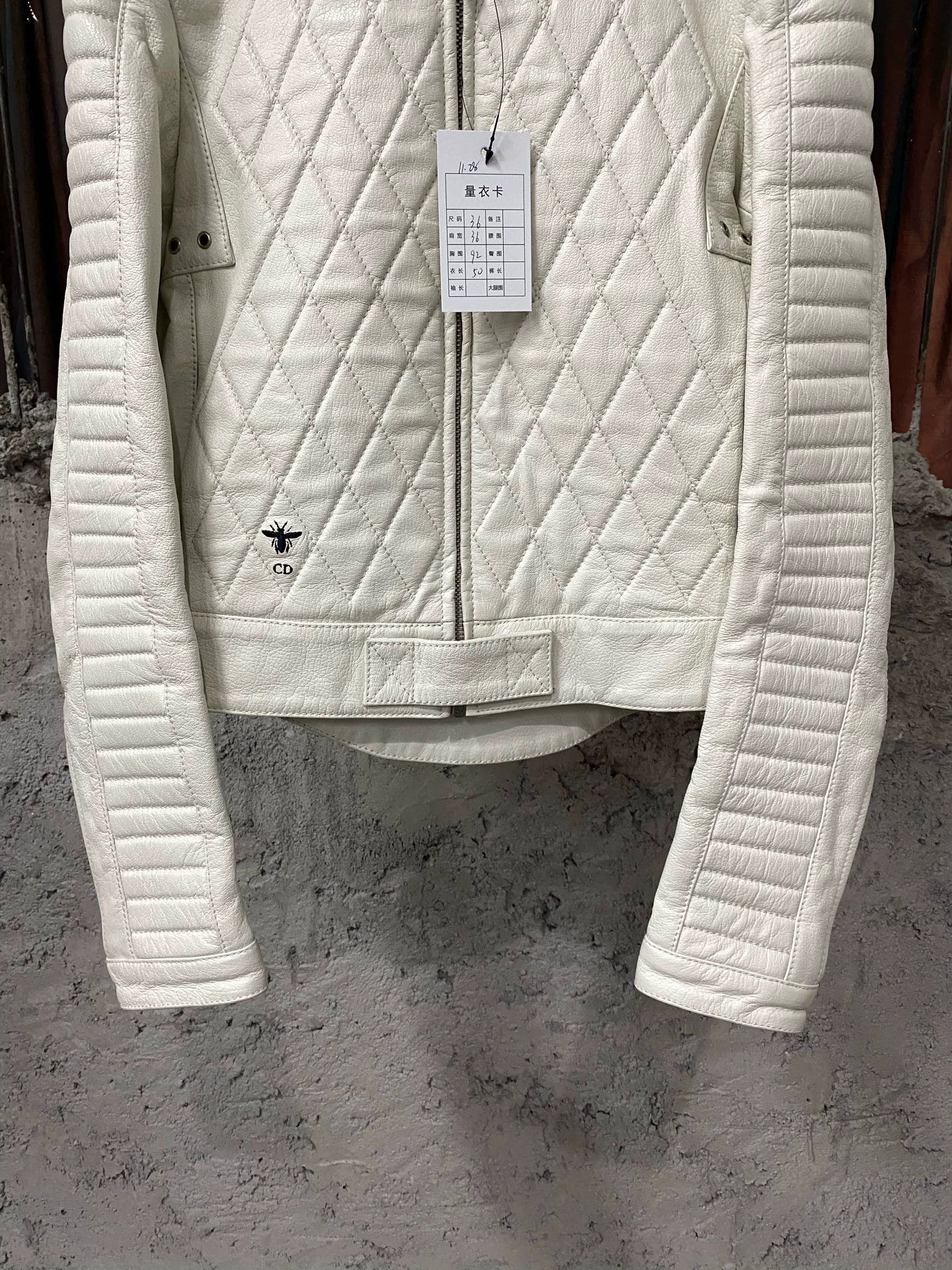 Dior Dior Bee Quilted Leather Jacket Size XS / US 0-2 / IT 36-38 - 4 Thumbnail
