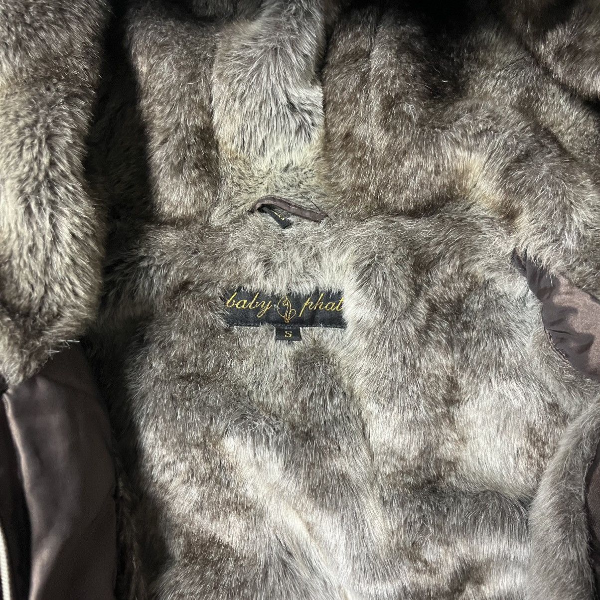 Other Vintage avant garde baby phat fur bomber jacket S y2k 00s Size S / US 4 / IT 40 - 6 Thumbnail