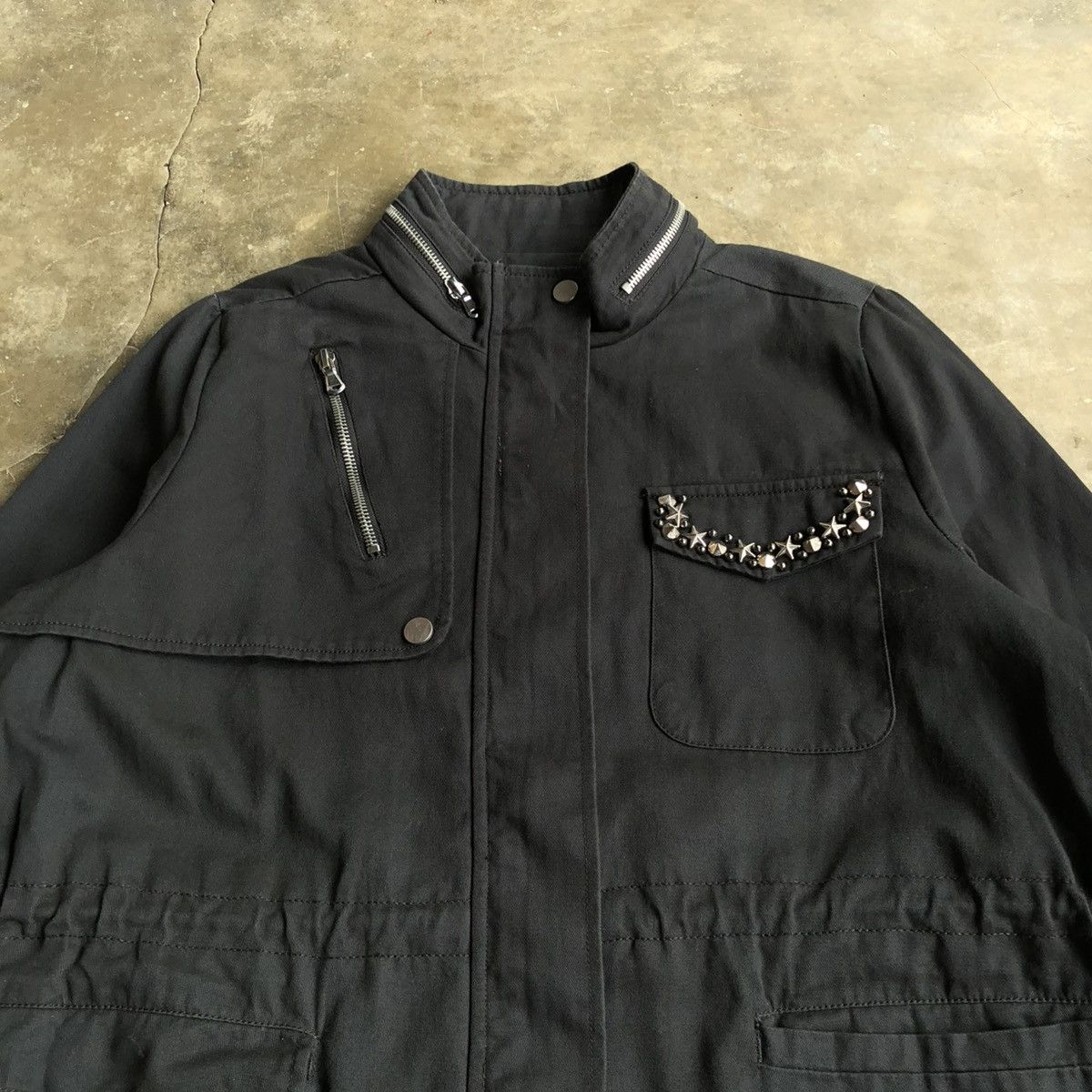 Hysteric Glamour 2000s Yetts Studded Pocket Jacket Black Lgb Goa Style Size US XL / EU 56 / 4 - 7 Thumbnail
