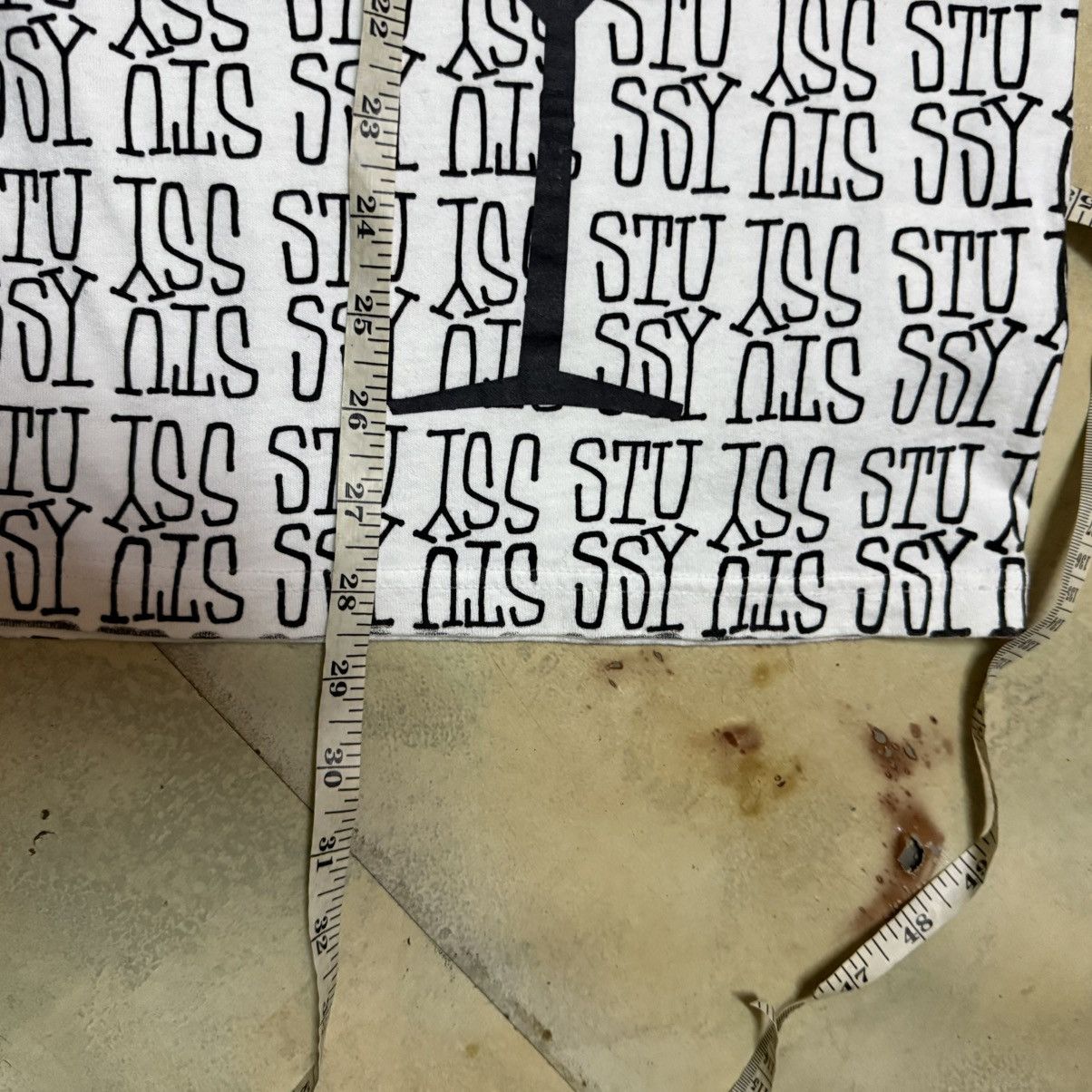 Stussy Stussy Big Logo Full Print T Shirt Size US L / EU 52-54 / 3 - 13 Thumbnail