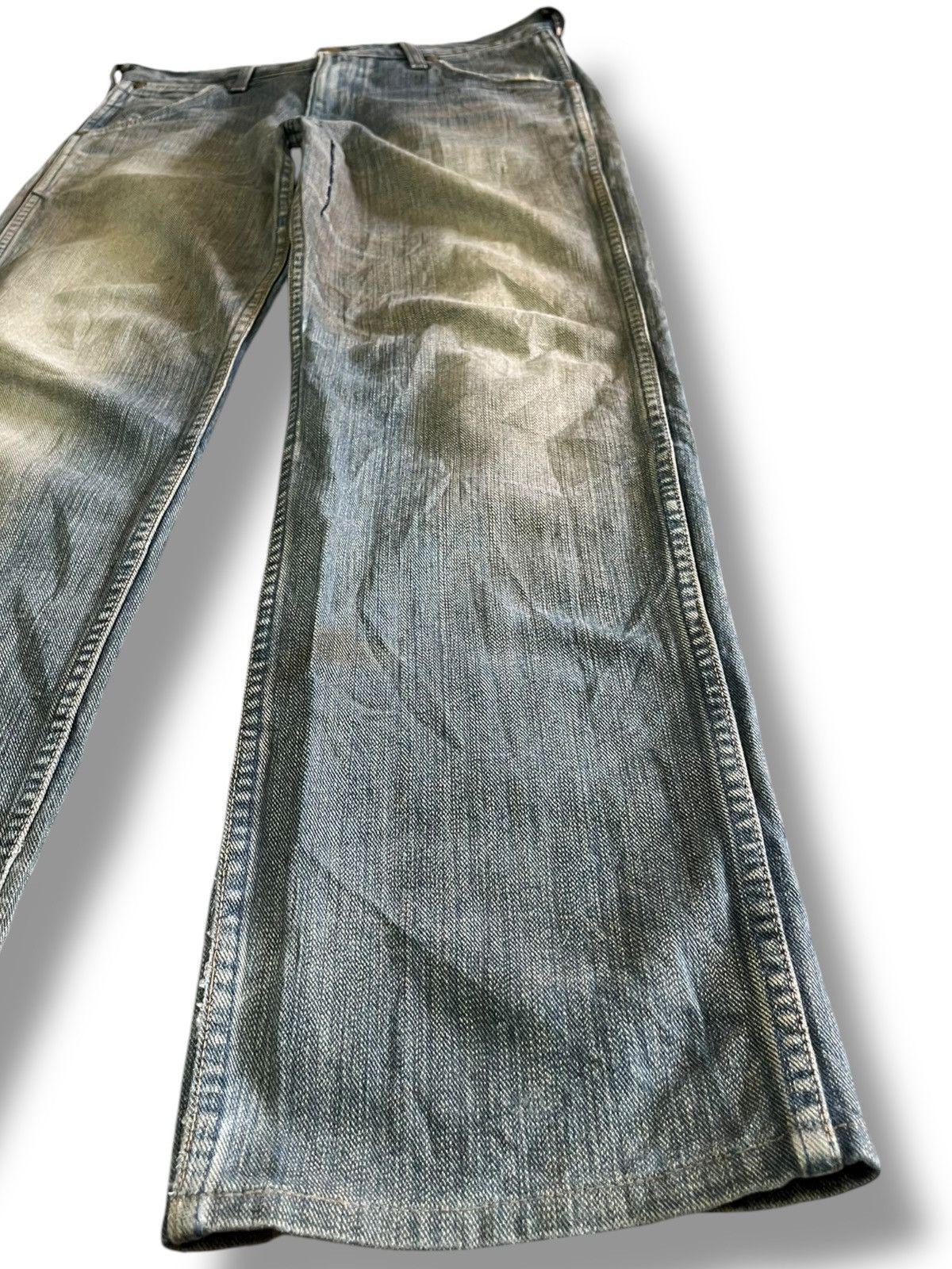 Japanese Brand × Wrangler Vintage Wrangler Mudwash Sanforized Denim Size US 33 - 3 Thumbnail