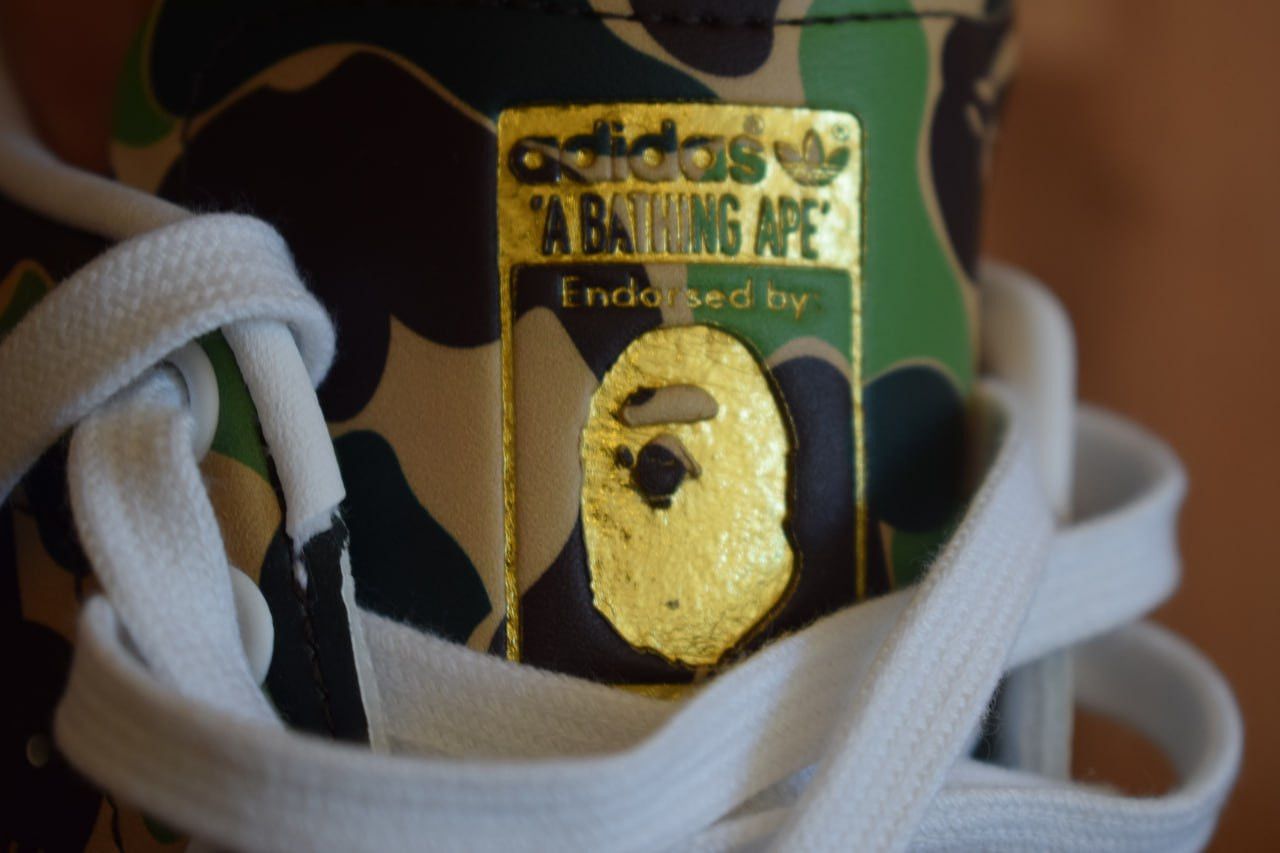 Bape Bape x Adidas Stan Smith Size US 6.5 / EU 39-40 - 6 Thumbnail