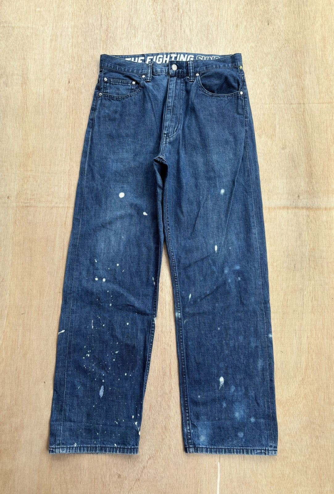 Hysteric Glamour × Japanese Brand The Fighting Suns Peace Love Denim Jeans Size US 31 - 4 Thumbnail