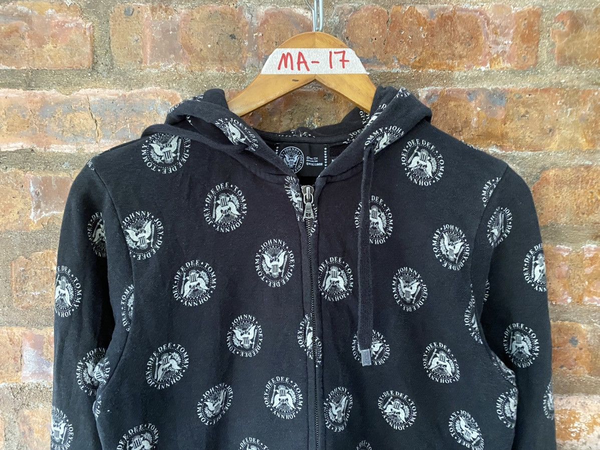 Hysteric Glamour × The Rolling Stones 2000s HG x Ramones full print hoodie Size US S / EU 44-46 / 1 - 3 Thumbnail