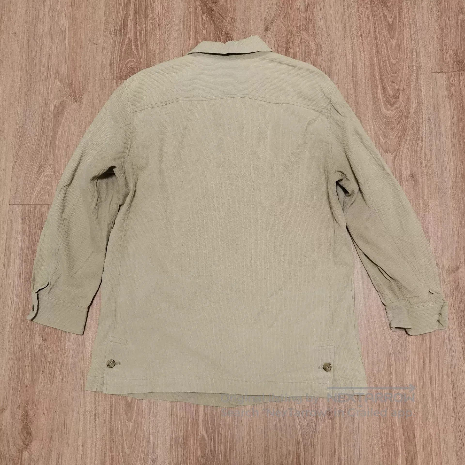 Issey Miyake Issey Miyake 90s Striped Pleated Jacket. Size US XL / EU 56 / 4 - 2 Thumbnail