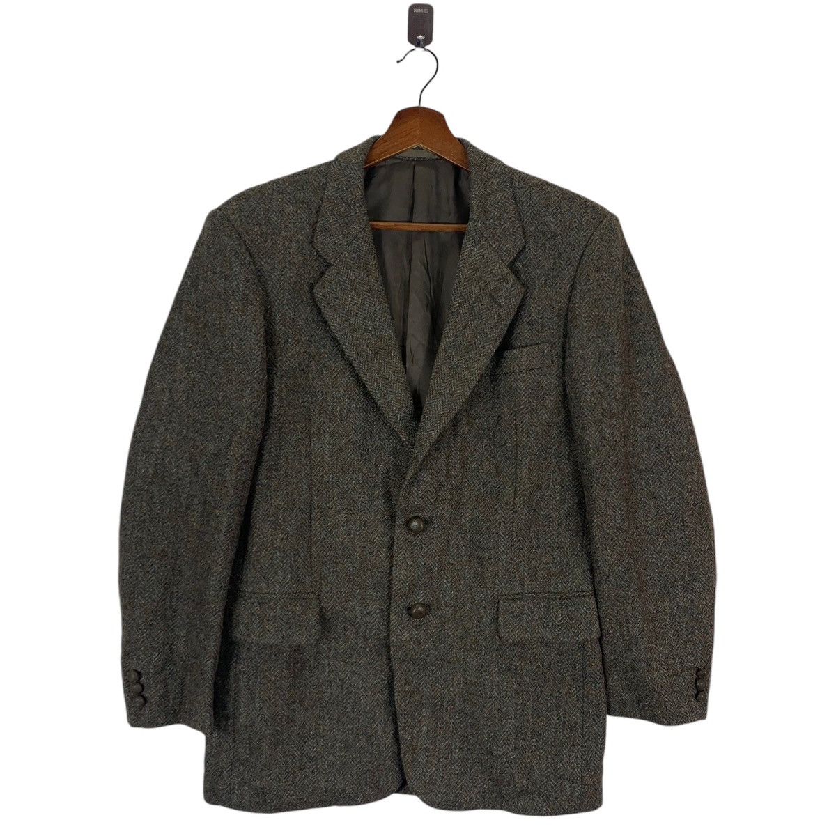 Harris Tweed × Vintage 🔥🔥HARRIS TWEED HAND WOVEN WOOL COAT Size US M / EU 48-50 / 2 - 1 Thumbnail