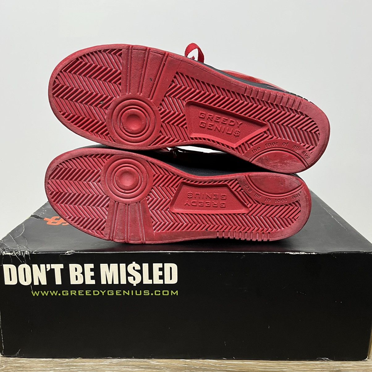 Greedy Genius × Vintage RARE y2k greedy genius love hate skate shoe Size US 10 / EU 43 - 6 Thumbnail