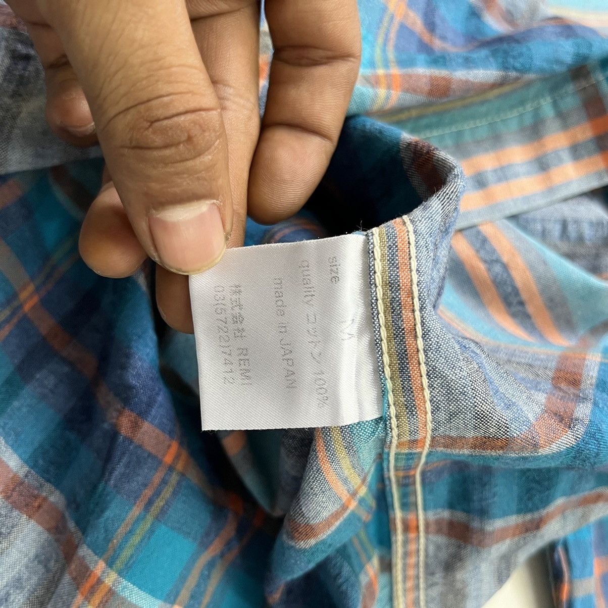 Remi Relief Remi Relief long sleeve checkered button ups shirt Size US S / EU 44-46 / 1 - 8 Thumbnail